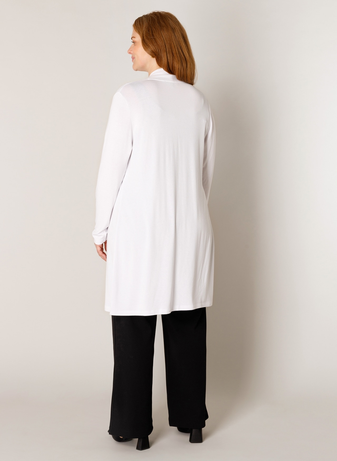 Base Level Curvy Longstrickjacke »Ayla long« Figurumspielende, weiche Strickqualität
