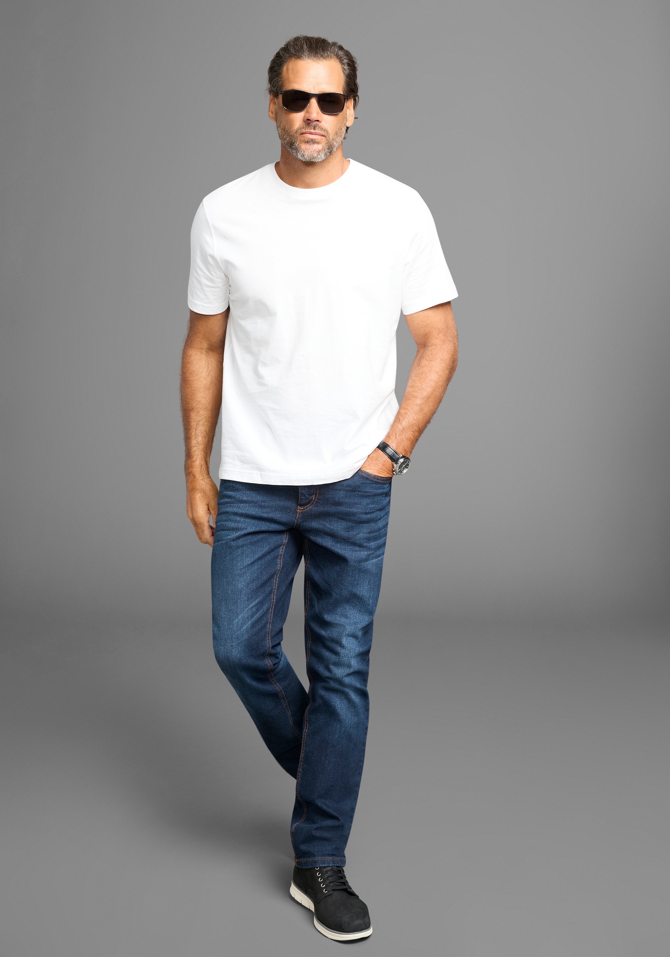 Man's World Sonnenbrille, mit matt-anthrazit farbenden Rahmen - NEW