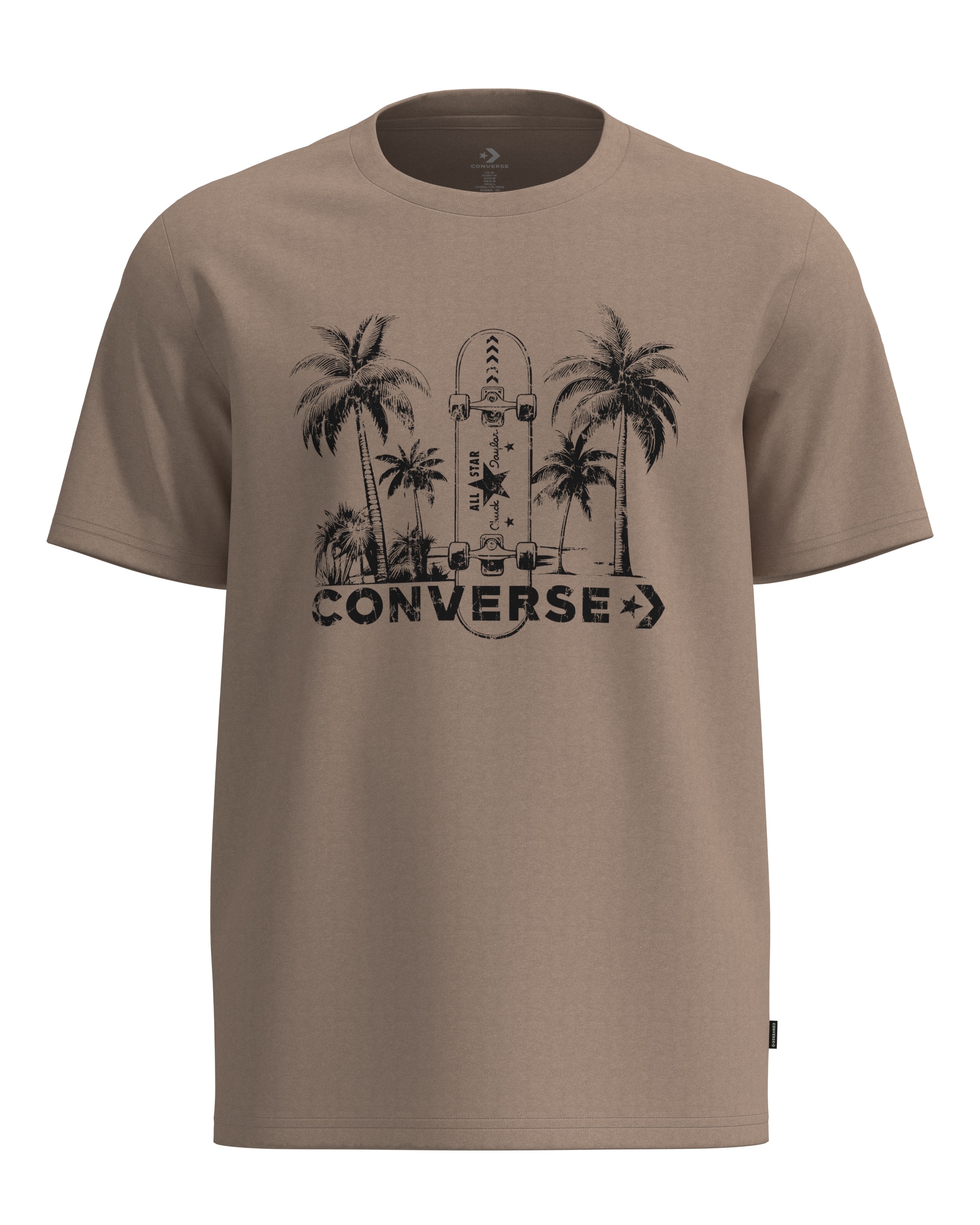 Converse T-Shirt für Erwachsene, Kurzarm, für Alltag und Freizeit
