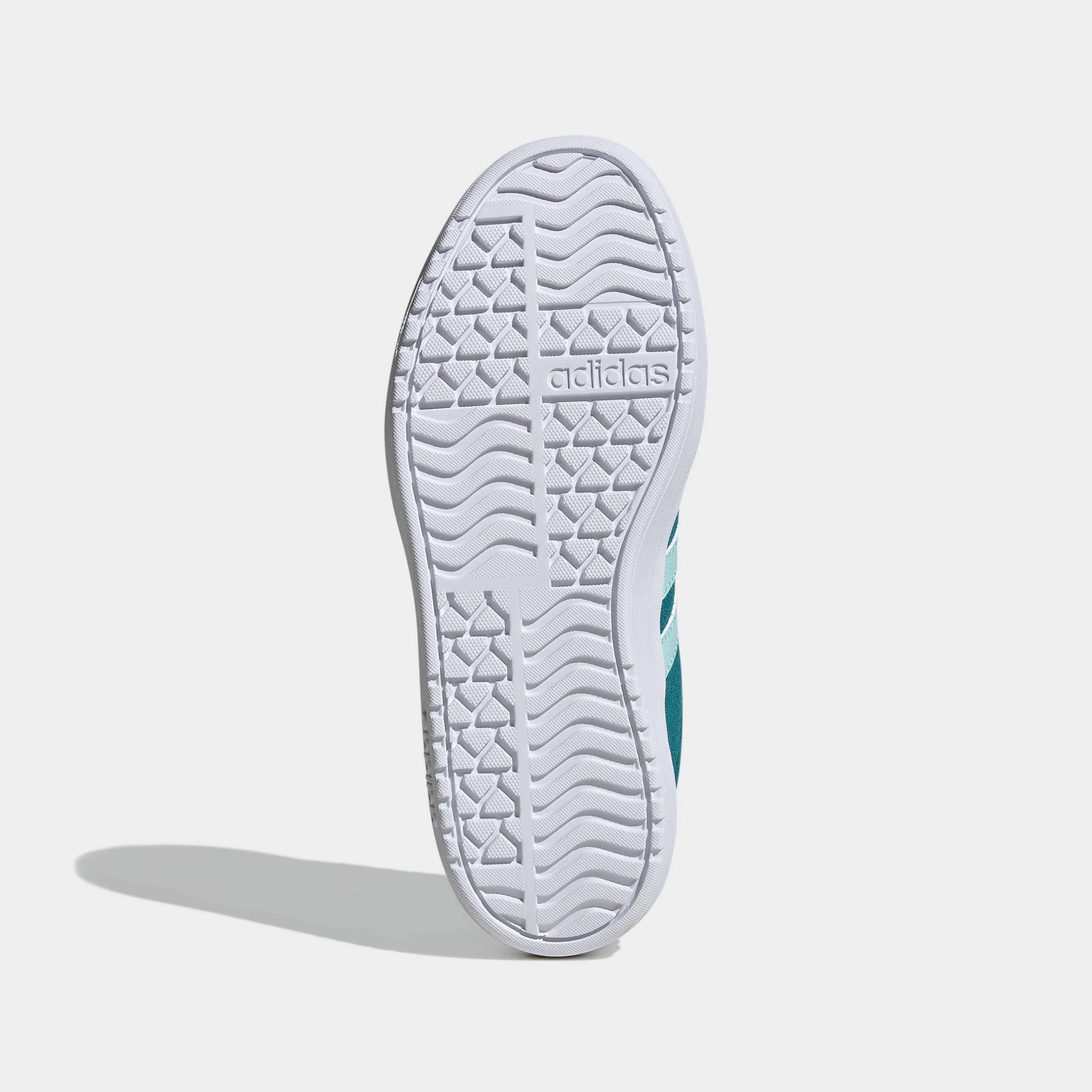 adidas Sportswear Plateausneaker »VL COURT BOLD LIFESTYLE KIDS«, Design auf den Spuren des adidas Gazelle Bold
