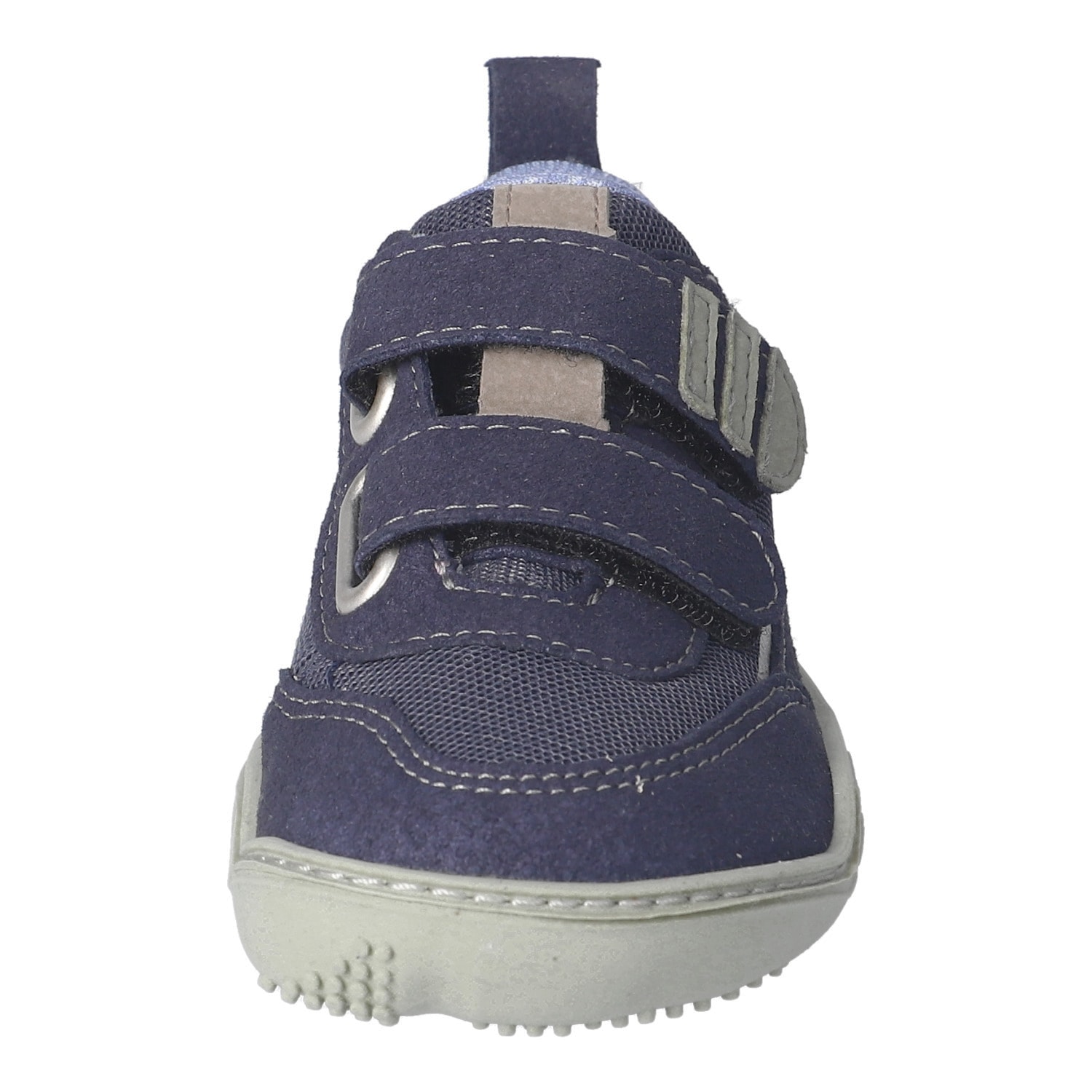 qnuffs Barfußschuh »Erle«  Klettschuh, Halbschuh, Sneaker mit Kontrastbesätzen