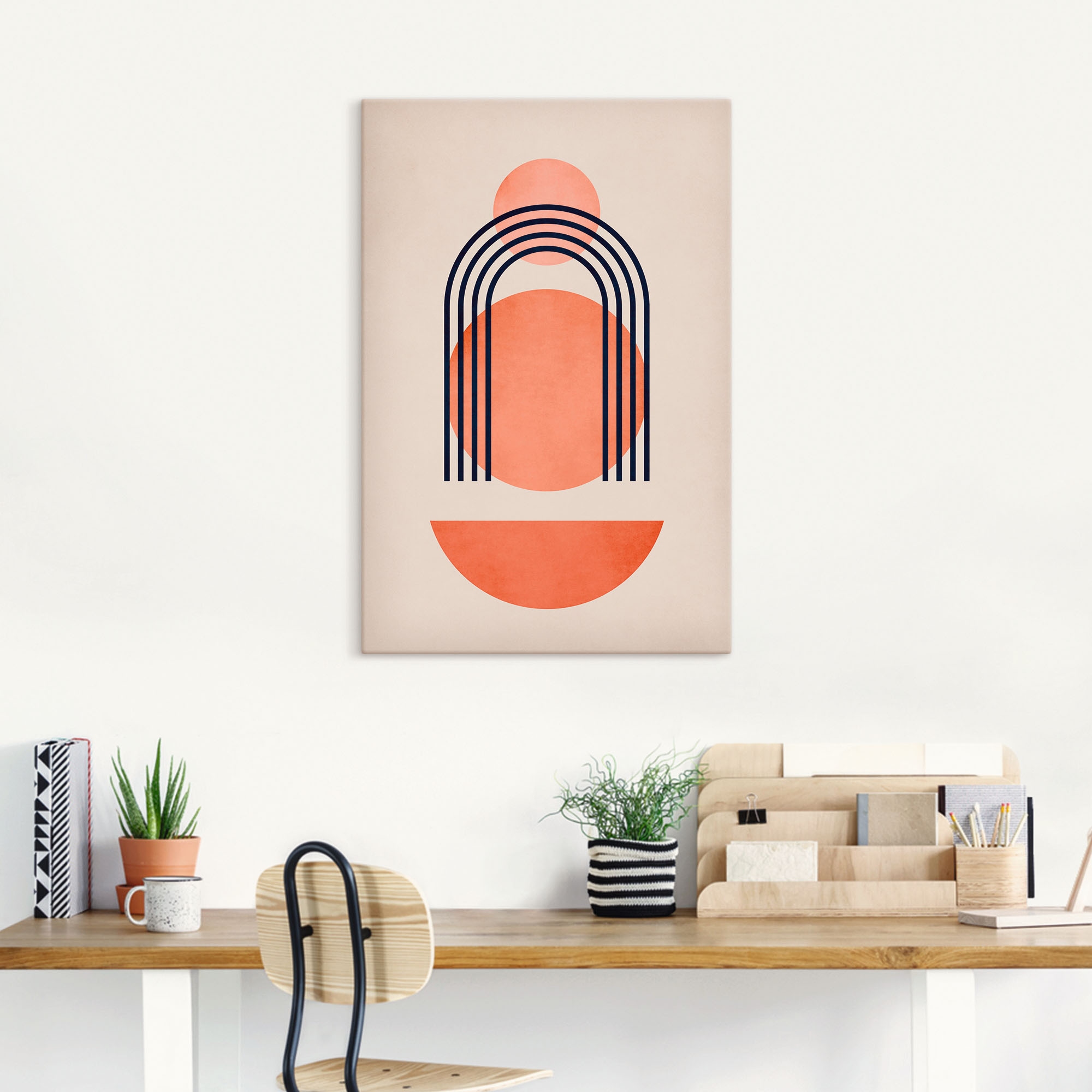 Artland Wandbild »Geometrica Nr. 7«, Muster, (1 St.), als Alubild, Leinwandbild, Poster, Wandaufkleber in verschied. Größen