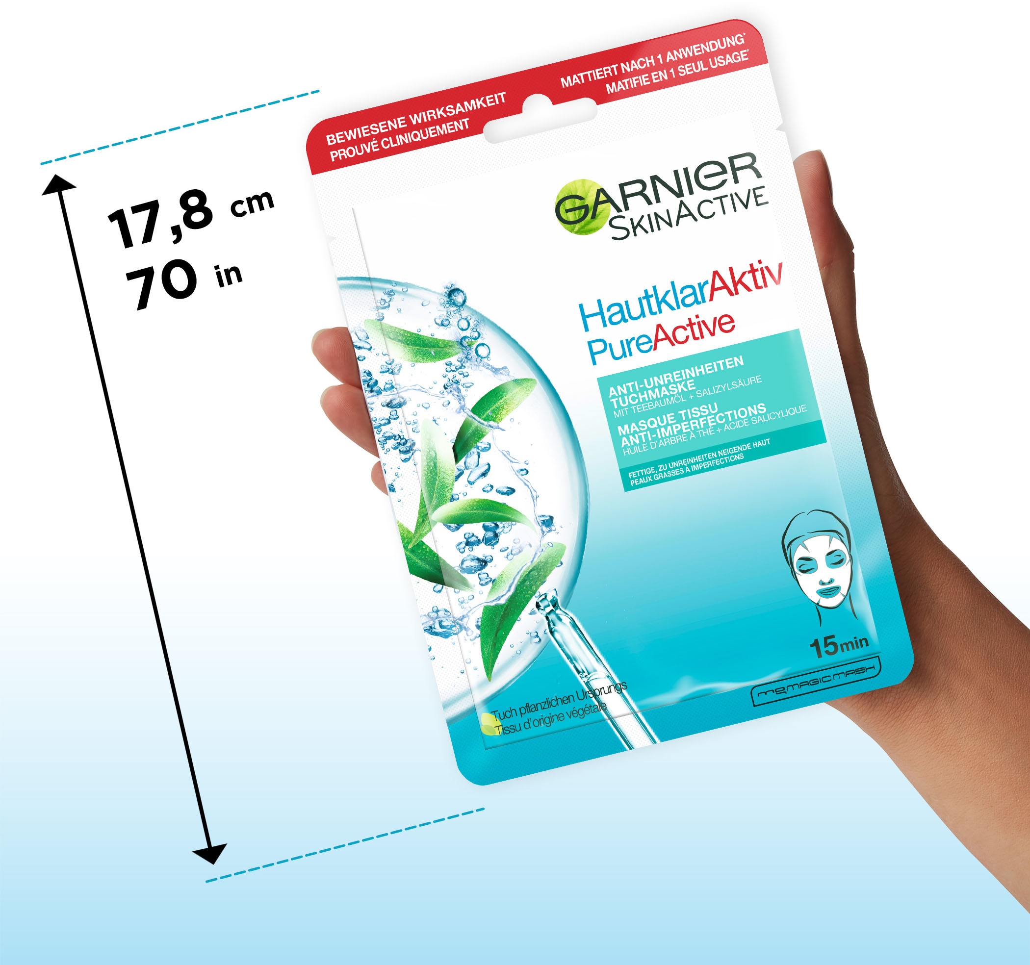 GARNIER Pflege-Set »SkinActive Mitesser SOS Set«, mit hoher Wirksamkeit