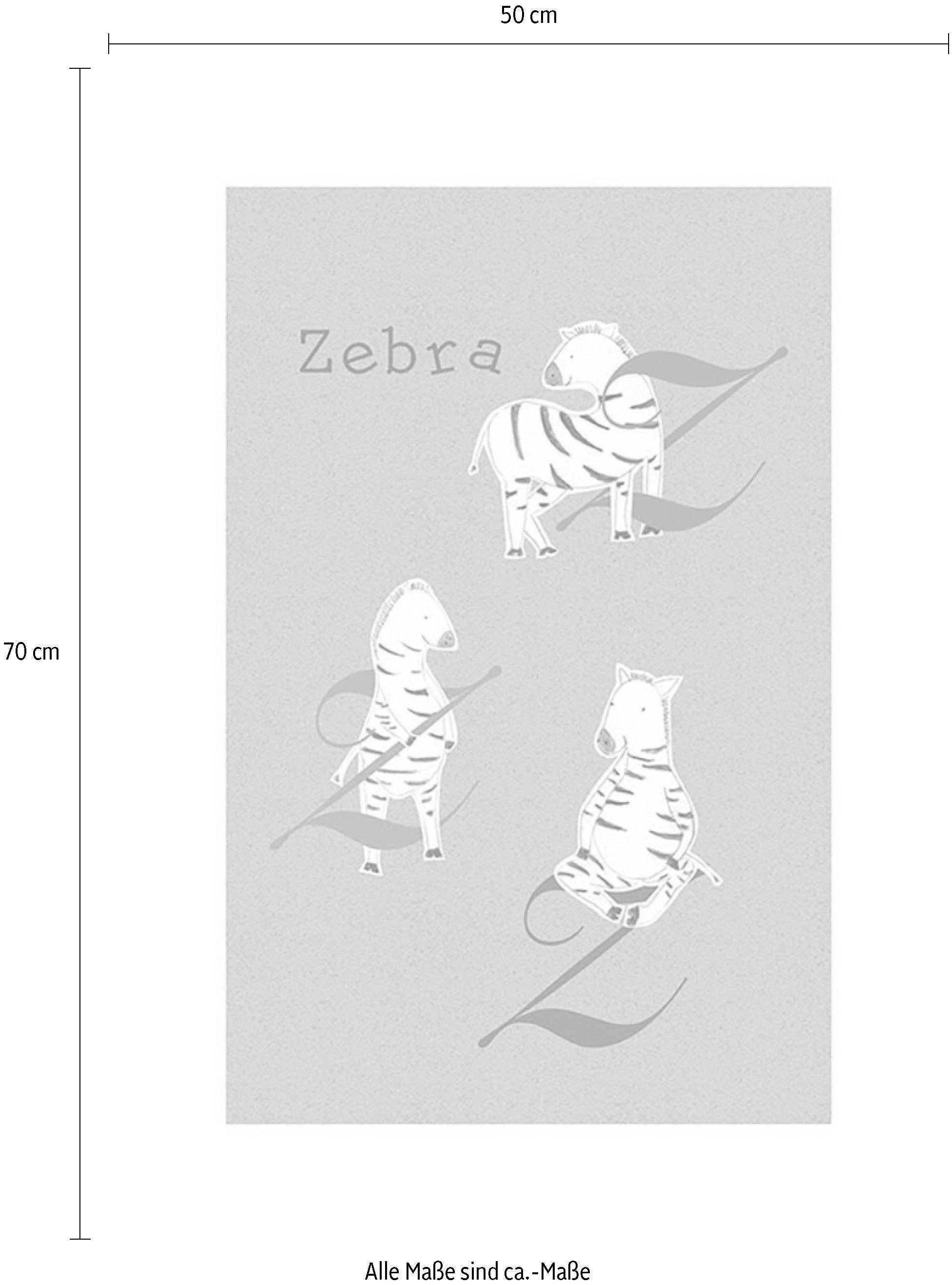 Komar Poster »ABC Animal Z«, Buchstaben, (1 St.), Kinderzimmer, Schlafzimmer, Wohnzimmer