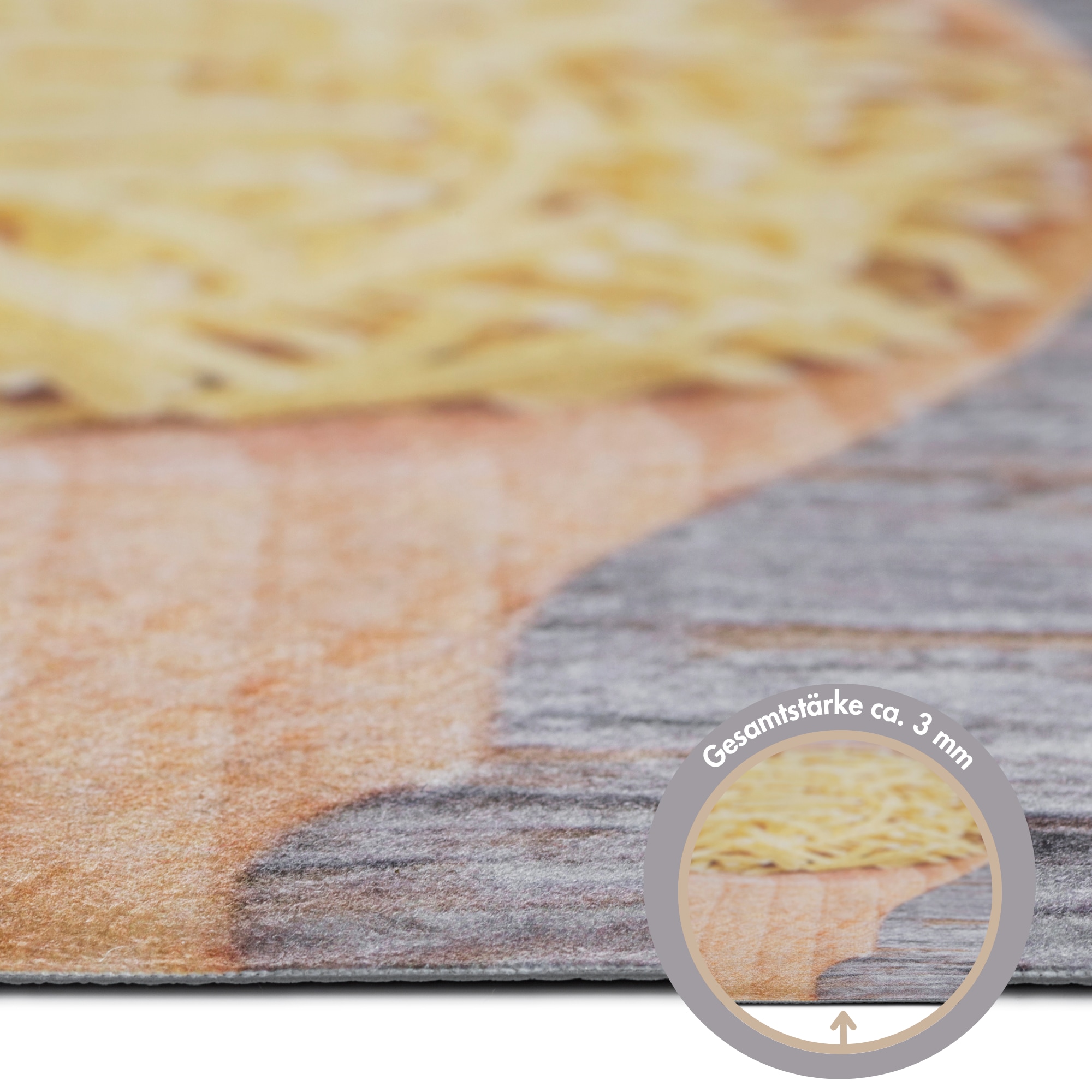 Andiamo Läufer »Kitchen« rechteckig 3 mm Höhe Vinyl-Küchenläufer, moderne Küchenmotive, Pasta, Gewürze, Kaffee
