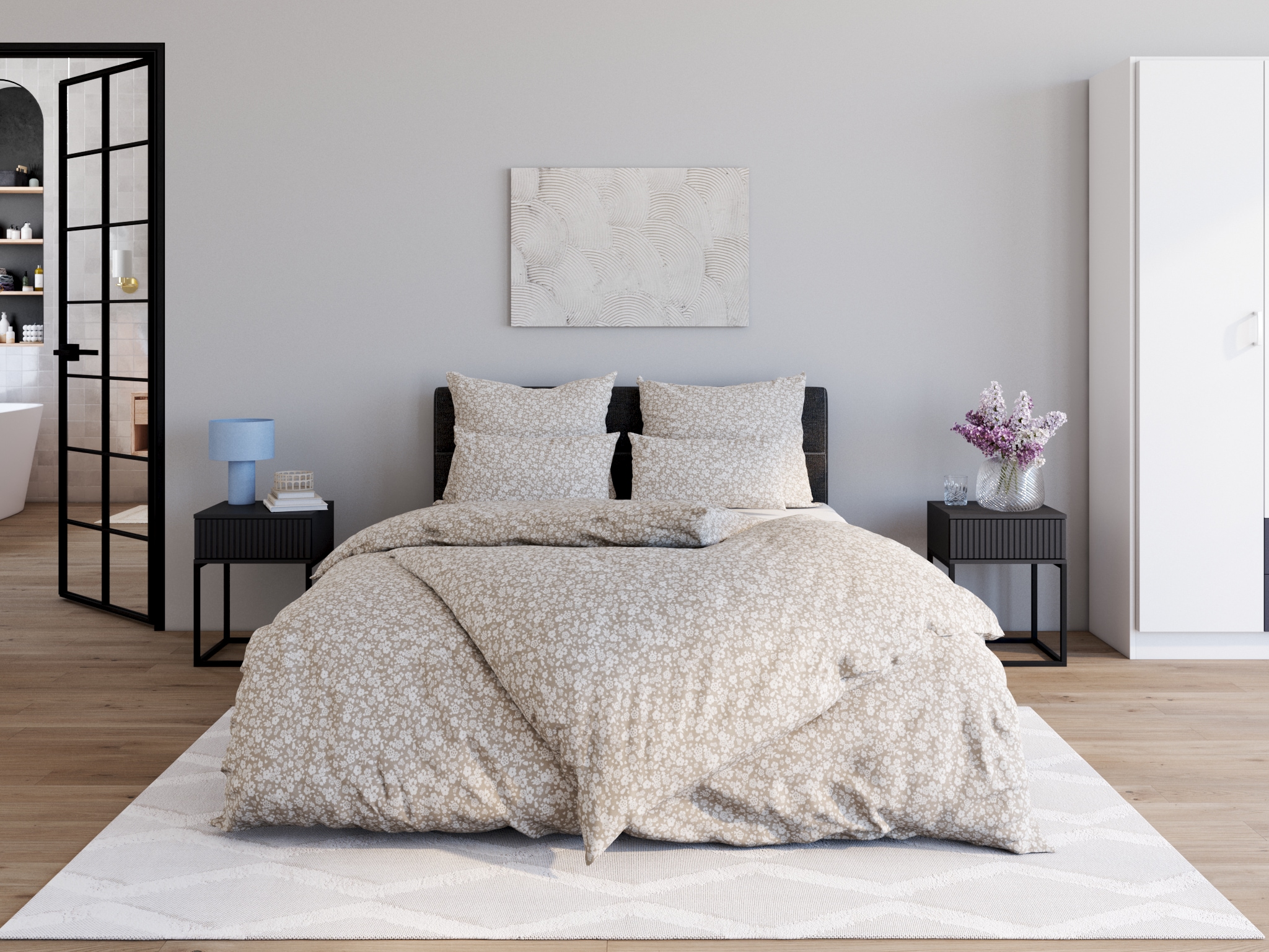 LeGer Home by Lena Gercke Leinwandbild »Sundowner« Abstrakt | Abstrakte | Kunst | Modern | Wüste | klassische Fantasie 1 Stk. tlg. Premium-Leinwandstoff, Handarbeit aus Deutschland