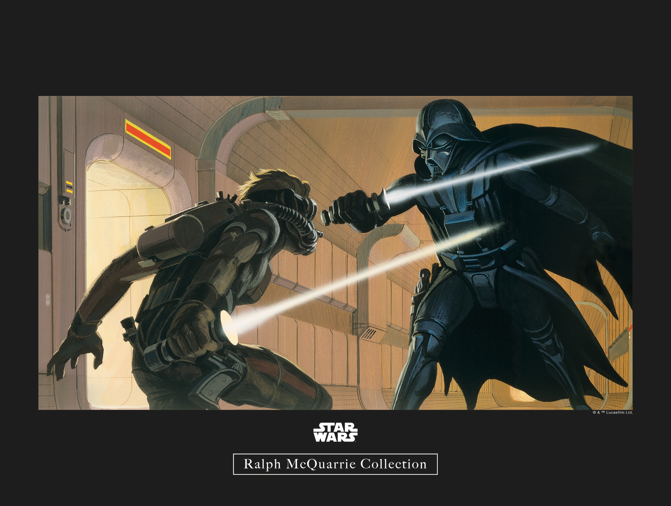 Poster »Star Wars Classic RMQ Vader Luke Hallway«, Star Wars, (1 St.), Kinderzimmer,...