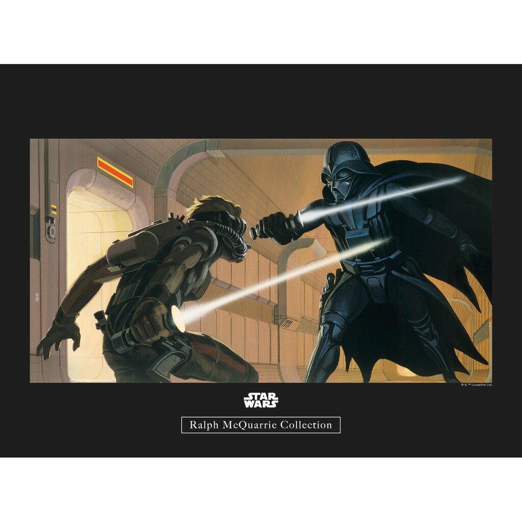 Komar Poster »Star Wars Classic RMQ Vader Luke Hallway«, Star Wars, (1 St.)