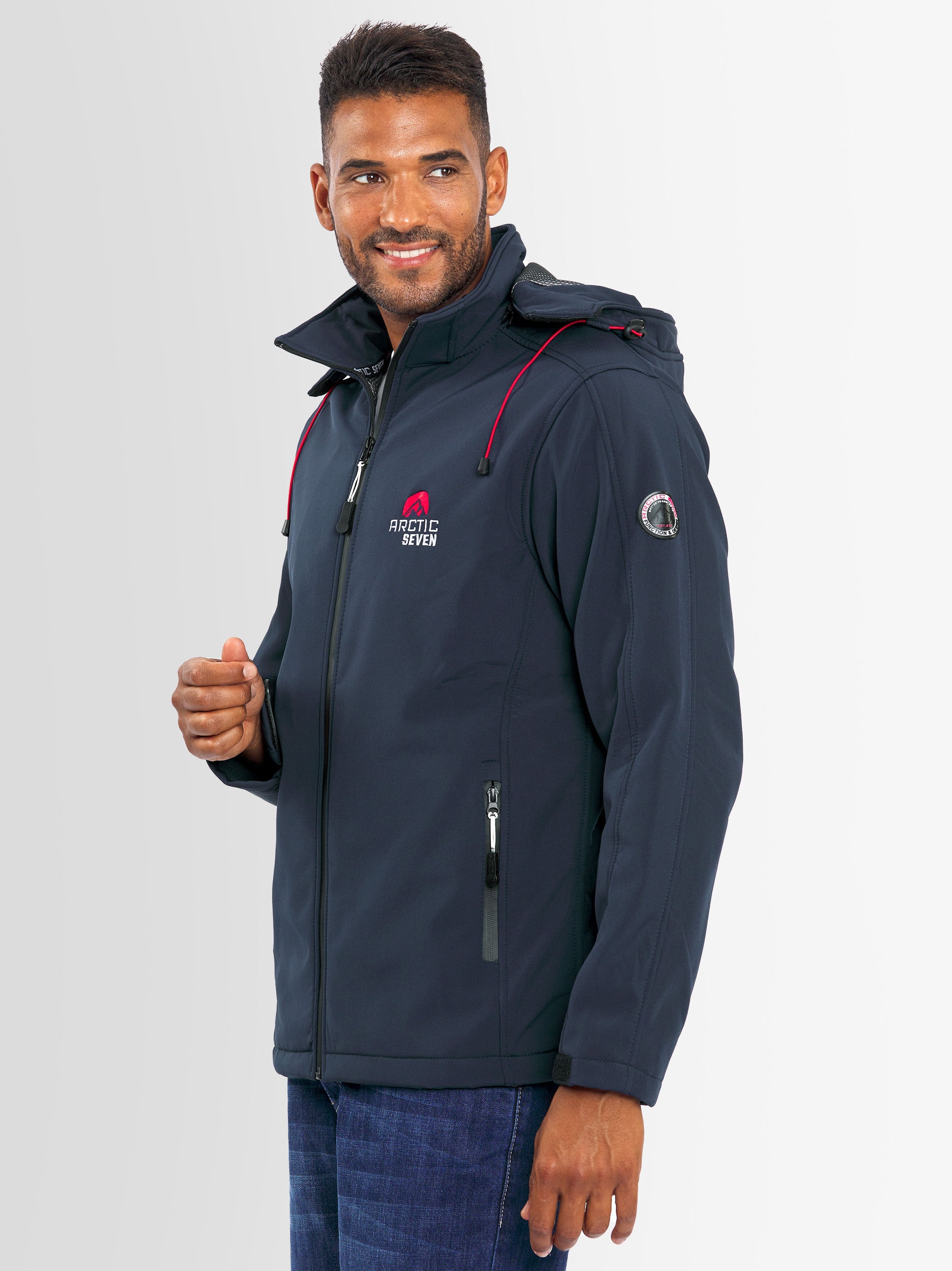 Arctic Seven Softshelljacke »Arctic Seven Herren Softshell Jacke AS087«