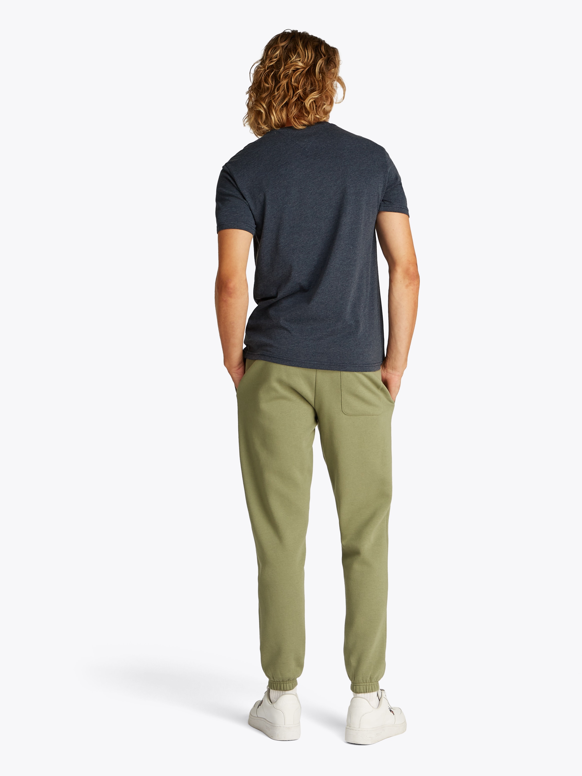 Tommy Jeans T-Shirt »TJM XSLIM JASPE HTR TEE EXT«, Mit Rundhalsausschnitt