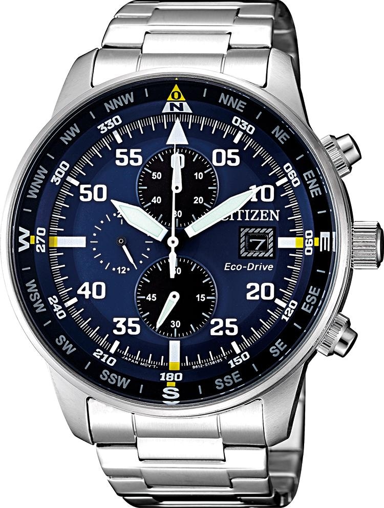 Chronograph »CA0690-88L«, Armbanduhr, Herrenuhr, Solar, Stoppfunktion, Edelstahlarmband