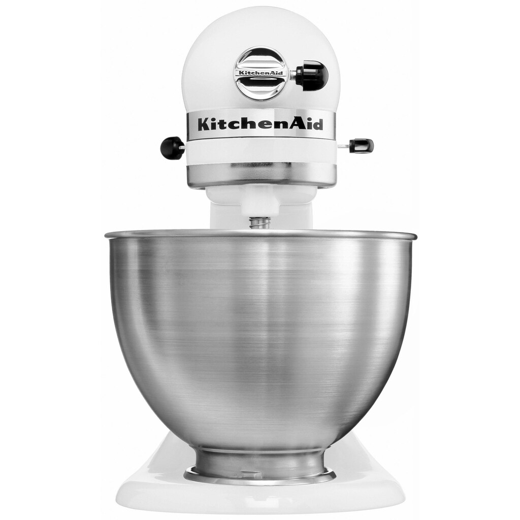 KitchenAid Küchenmaschine »5K45SSEWH+SFGA+KCCA WEISS«, Gratis Fleischwolf, Spritzgebäckvorsatz (Wert ca. 129,-UVP)