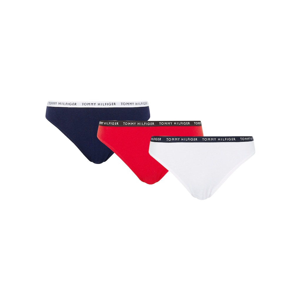 Tommy Hilfiger Underwear Bikinislip, (3 St.), mit schmalem Logobündchen