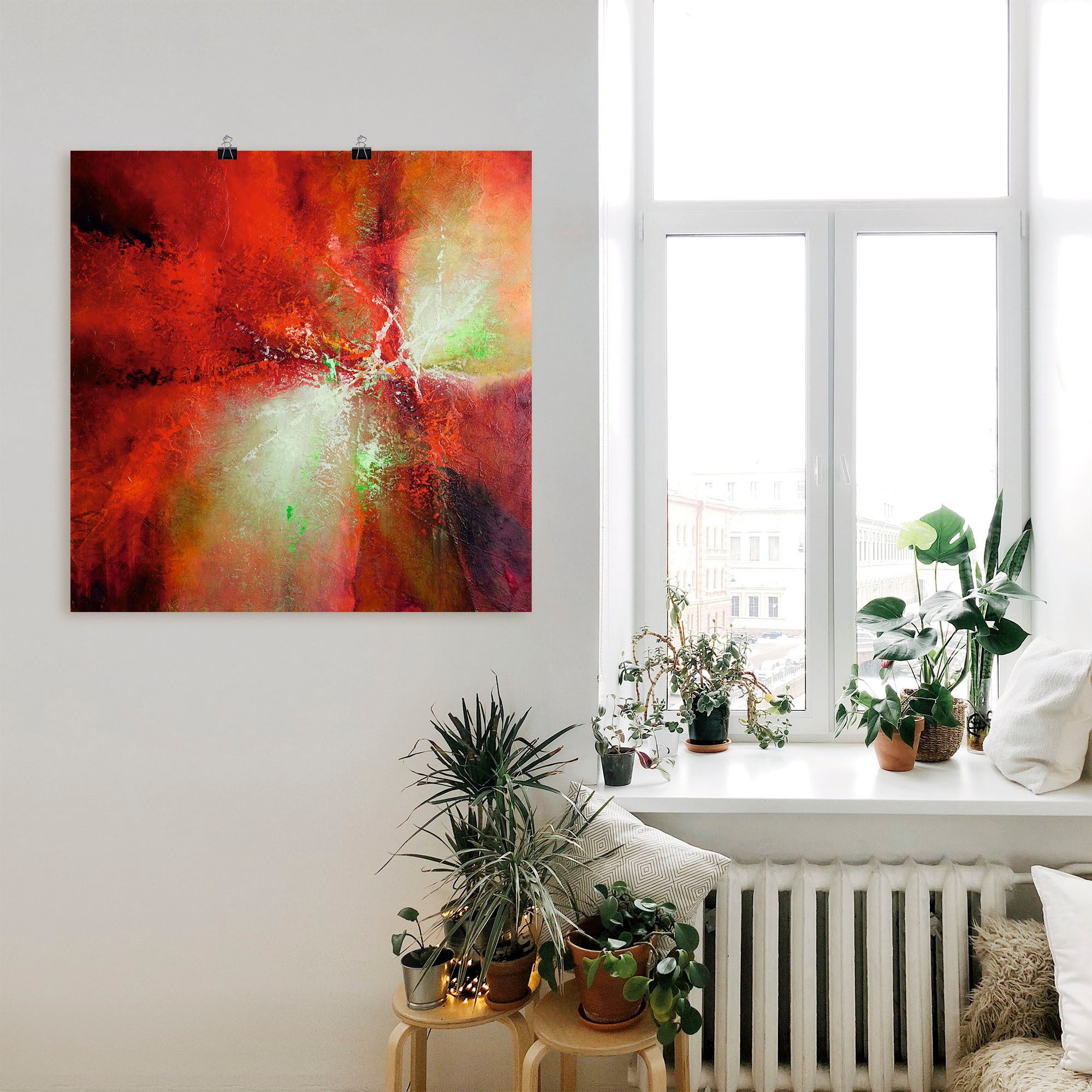 Artland Wandbild »Energie« Gegenstandslos 1 Stk. tlg. als Leinwandbild, Poster in verschied. Größen