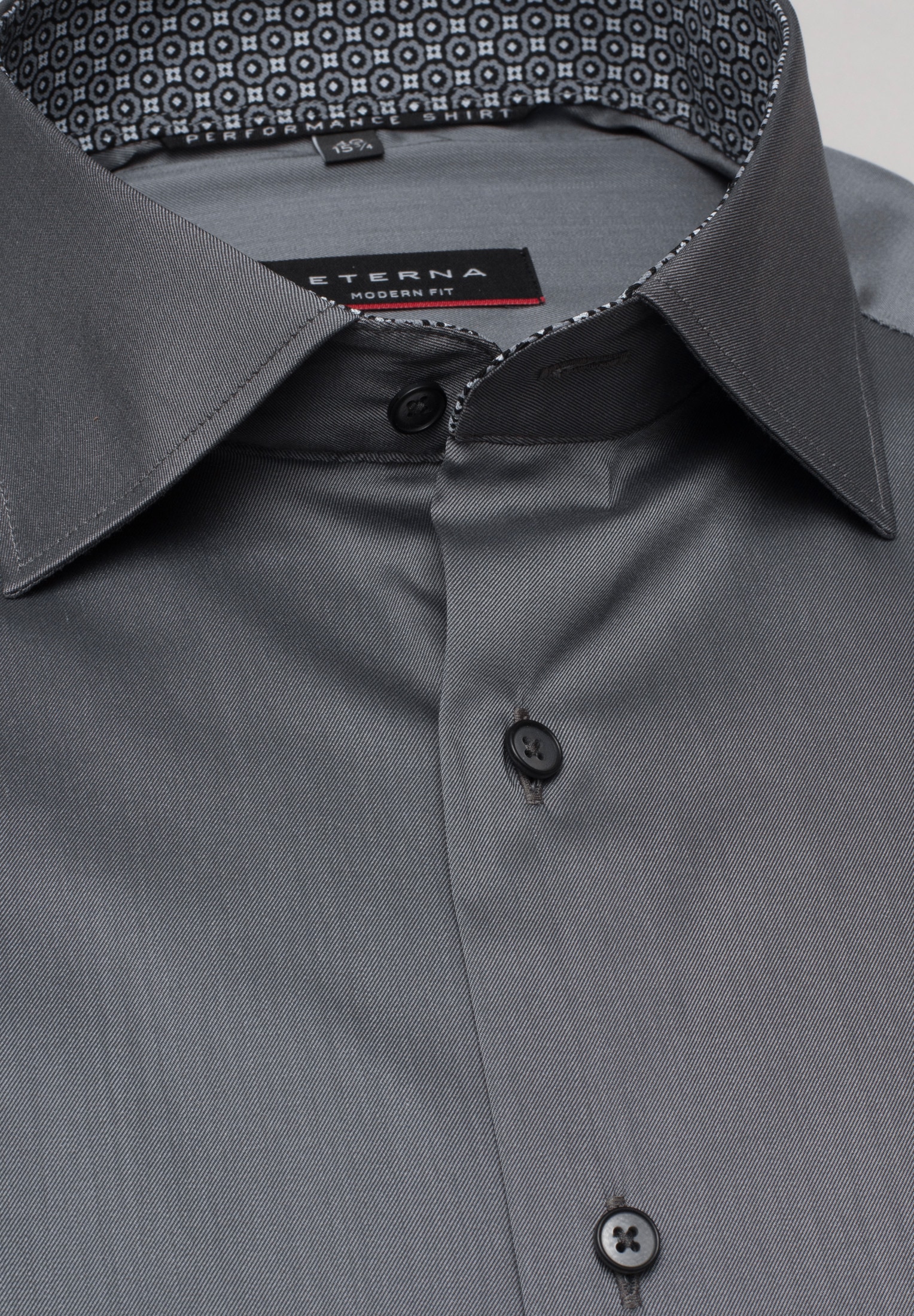 Eterna Langarmhemd »MODERN FIT« EASY IRON (bügelleicht)