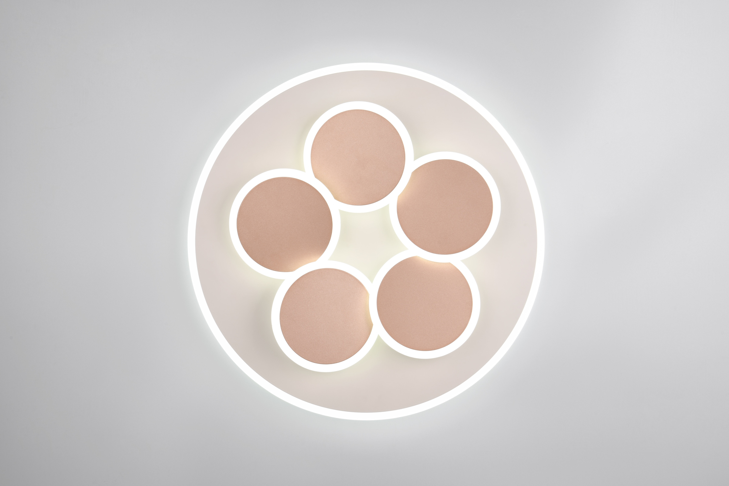 TRIO Leuchten LED Deckenleuchte »MANDALA, LED Deckenlampe mit Fernbedienung, dimmbar CCT Nachtlicht« LED-Board 1 Stk. warmweiß - kaltweiß Memory- und Timerfunktion 4200 Lumen warm- bis kaltweiß 2700-6500K 35W