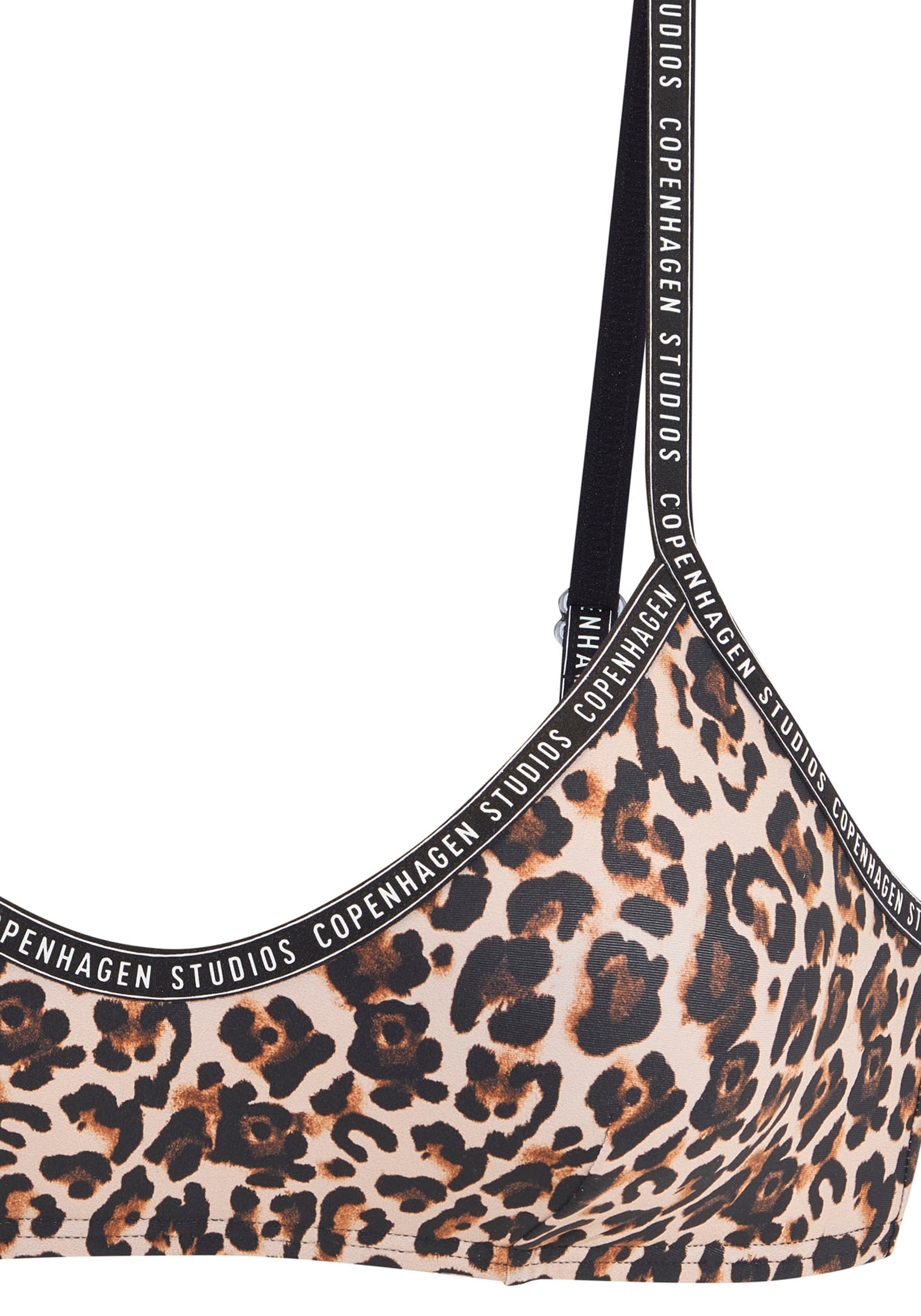 Copenhagen Studios Bustier-Bikini-Top »Leody«, Mit trendigem Animalprint