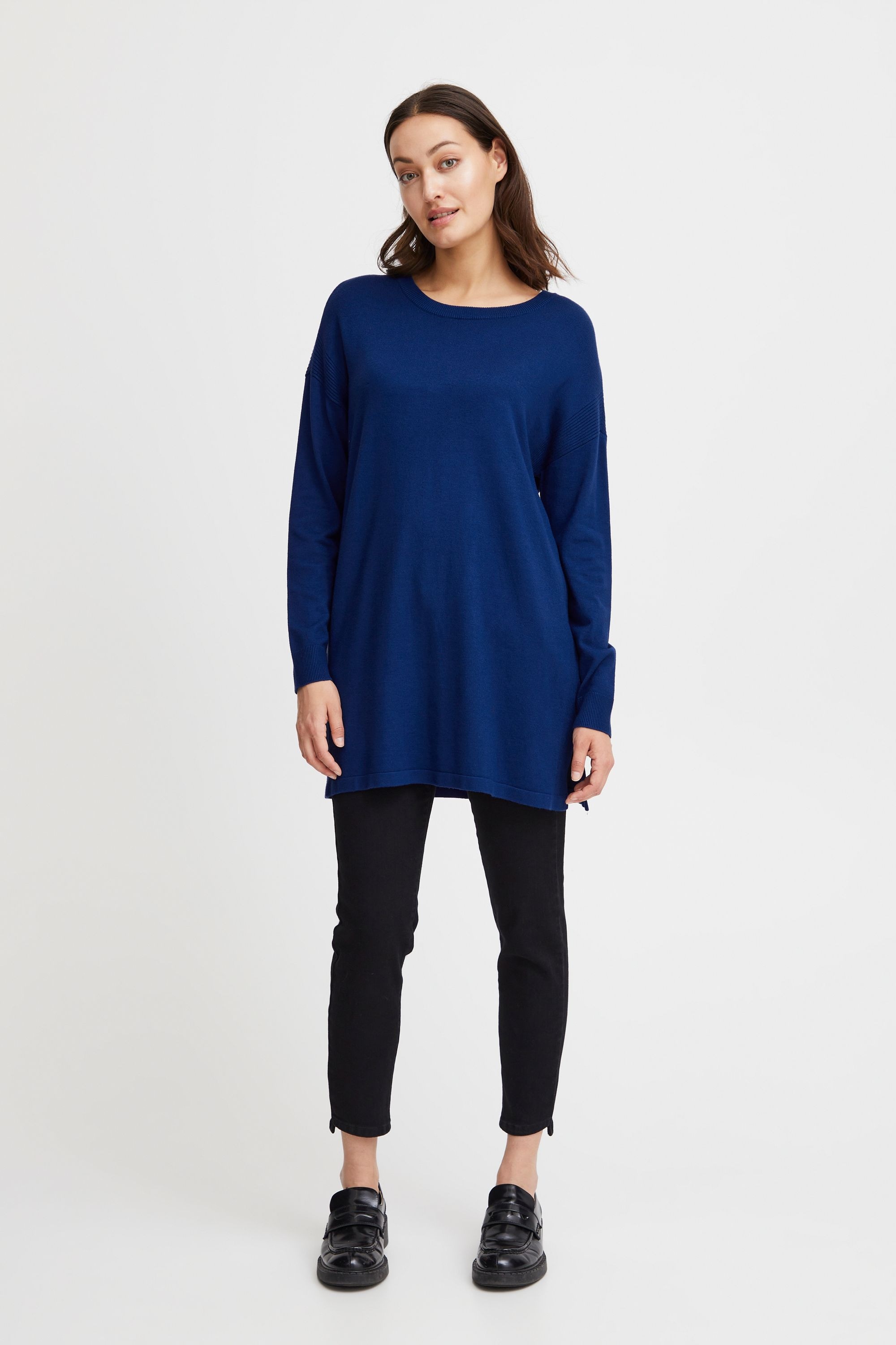 fransa Strickfleece-Pullover »Strickpullover FRBlume«