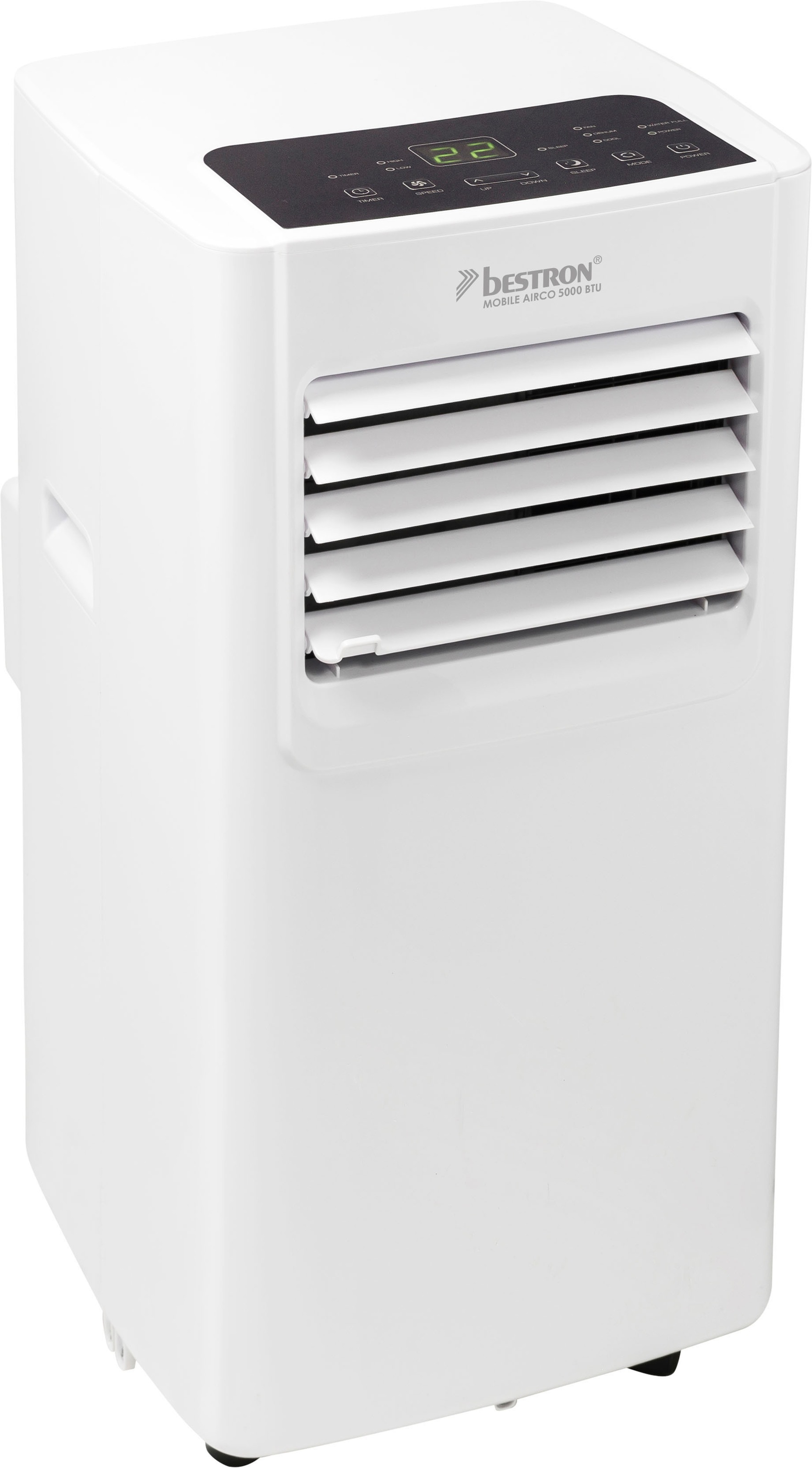 bestron Klimagerät »AAC6000«, für Räume bis 24m², Kühlleistung 1,4 kW mit umweltfreundlichem Kühlmittel, 5.000BTU/h, Farbe: weiß