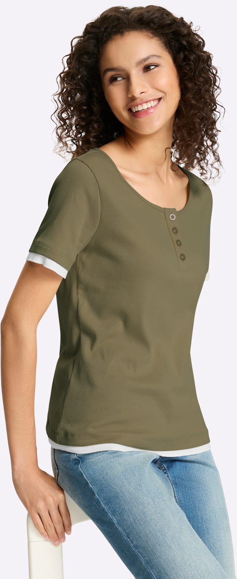 heine 2-in-1-Shirt »Shirt« 1 tlg. tlg.