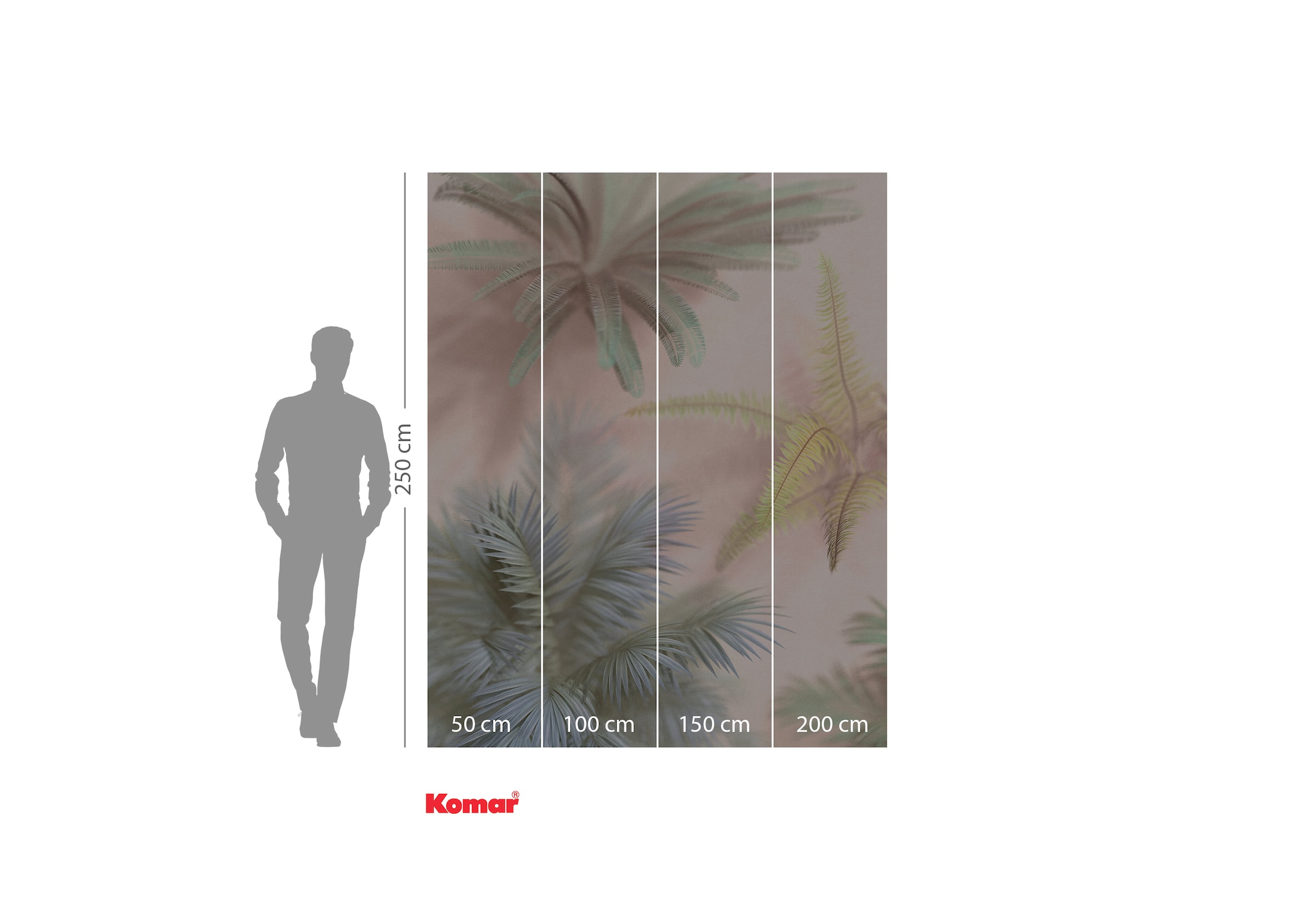 Komar Fototapete »Komar Vlies Fototapete - Vague Botany - Größe 200 x 250 cm«, bedruckt