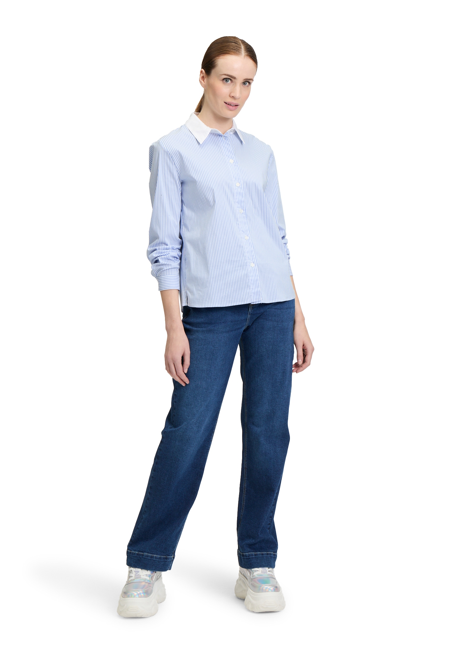 Cartoon Klassische Bluse »Streifenbluse mit Strass«