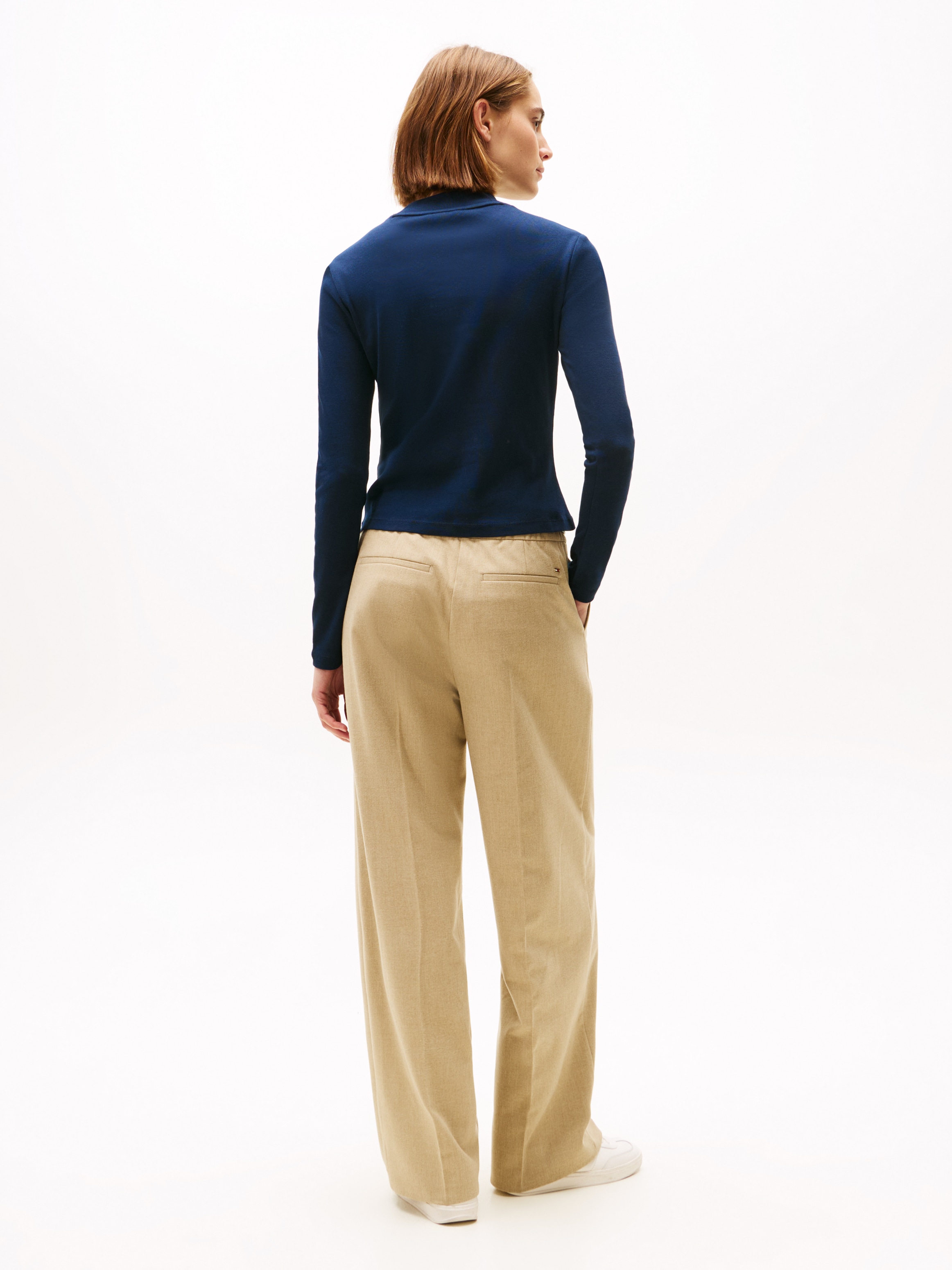 Tommy Hilfiger Langarmshirt »SLIM CODY MOCK-NK LS«