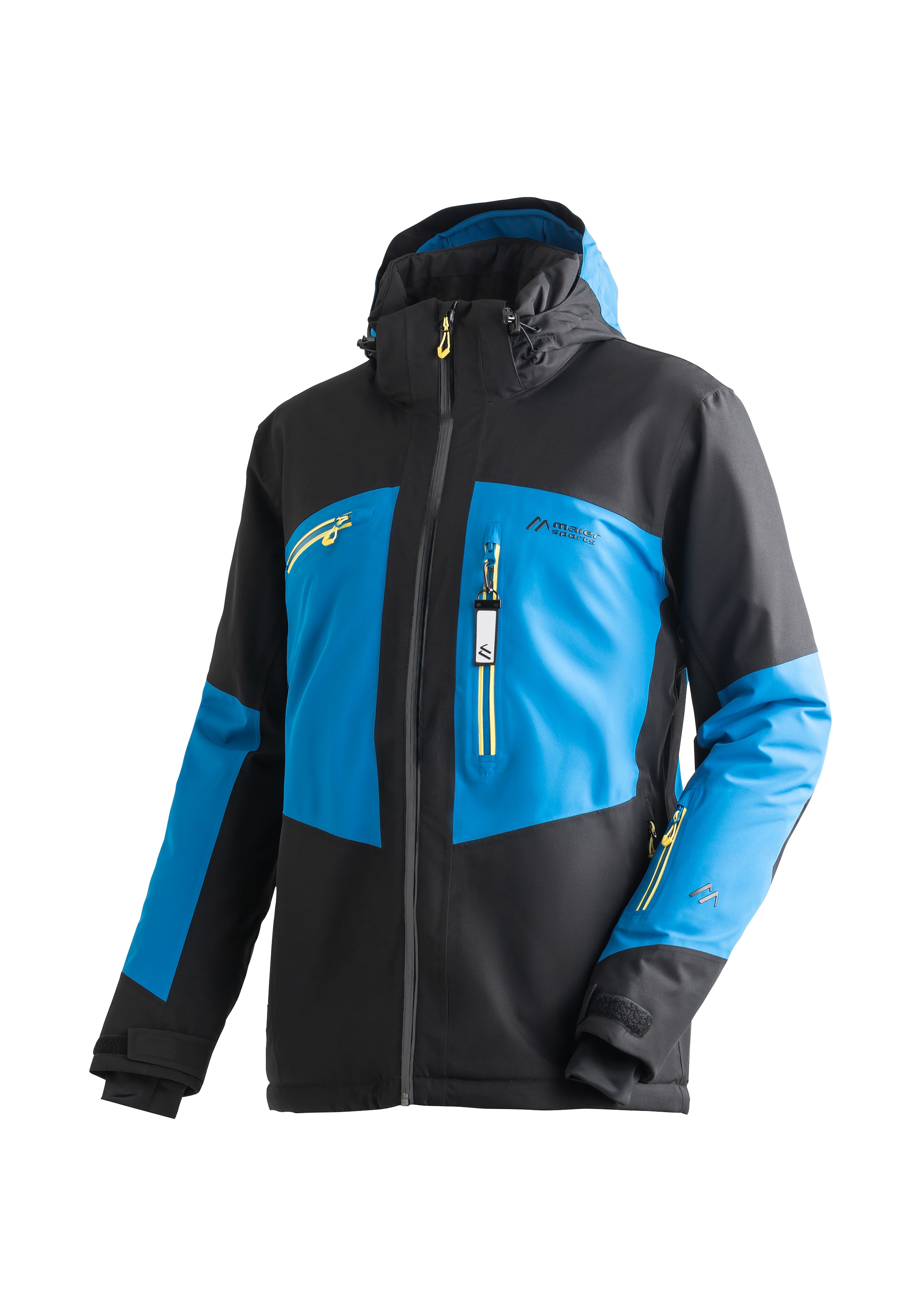 Skijacke »Beskid«, Herren Winterjacke mit RV-Taschen und Kapuze, wasserdicht