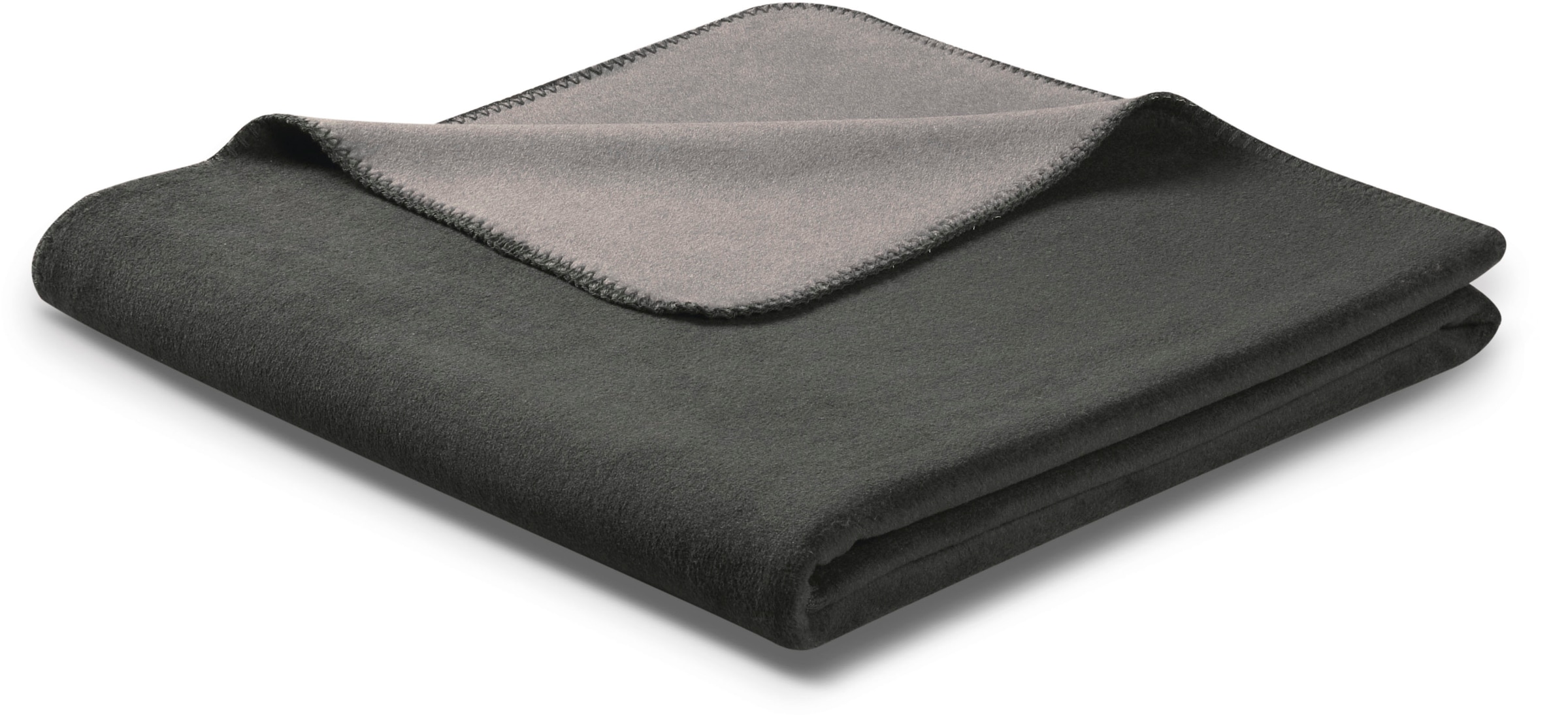 Biederlack Wohndecke »Doubleface« mit geketteltem Zierstich