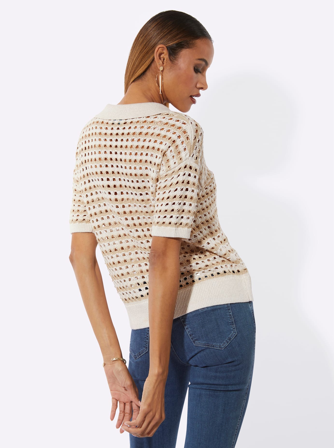 creation L Kurzarmpullover »Pullover«