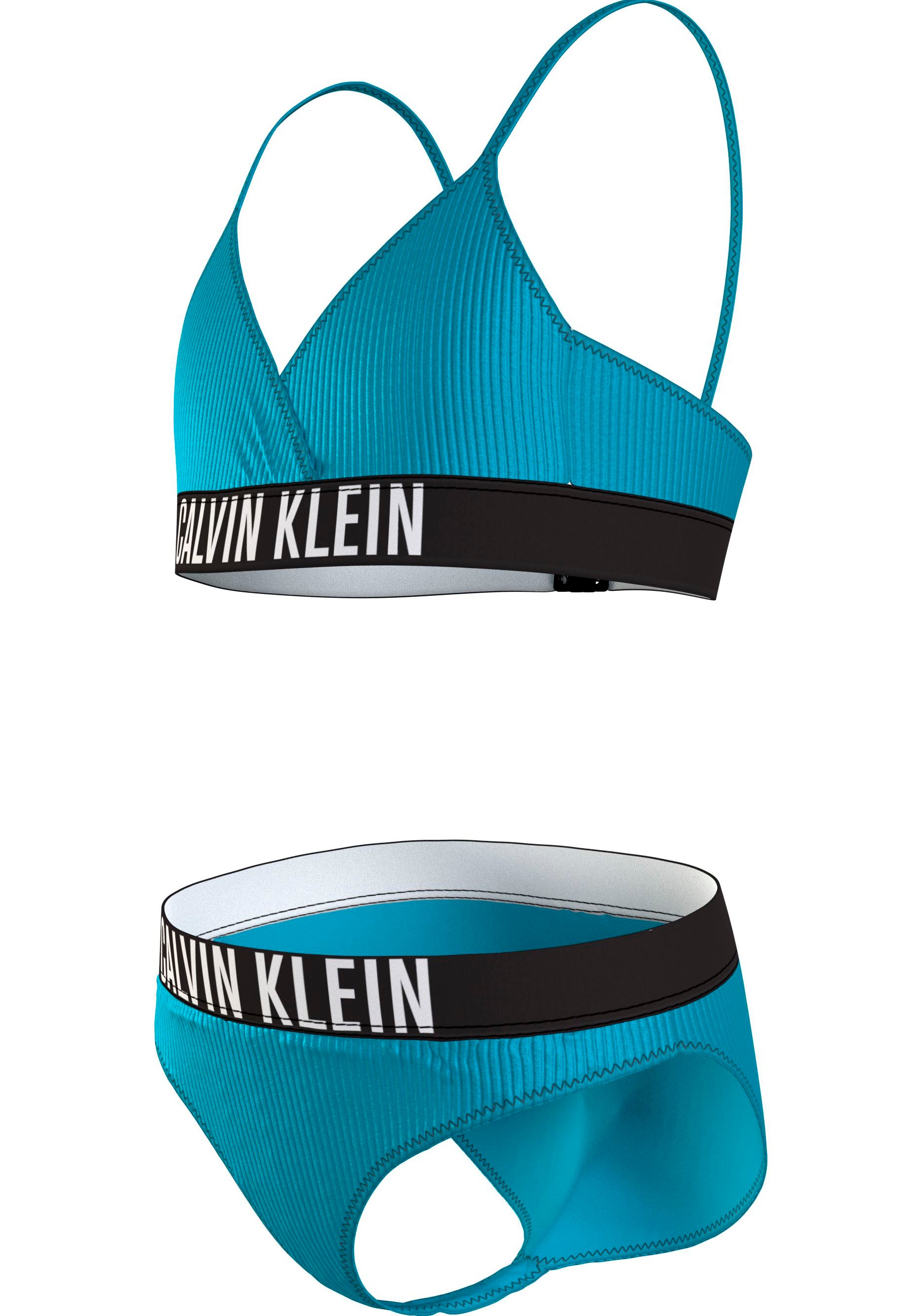Calvin Klein Swimwear Triangel-Bikini Markenlabel (2 SET«, TRIANGLE BIKINI mit St.), bei online OTTO »CROSSOVER