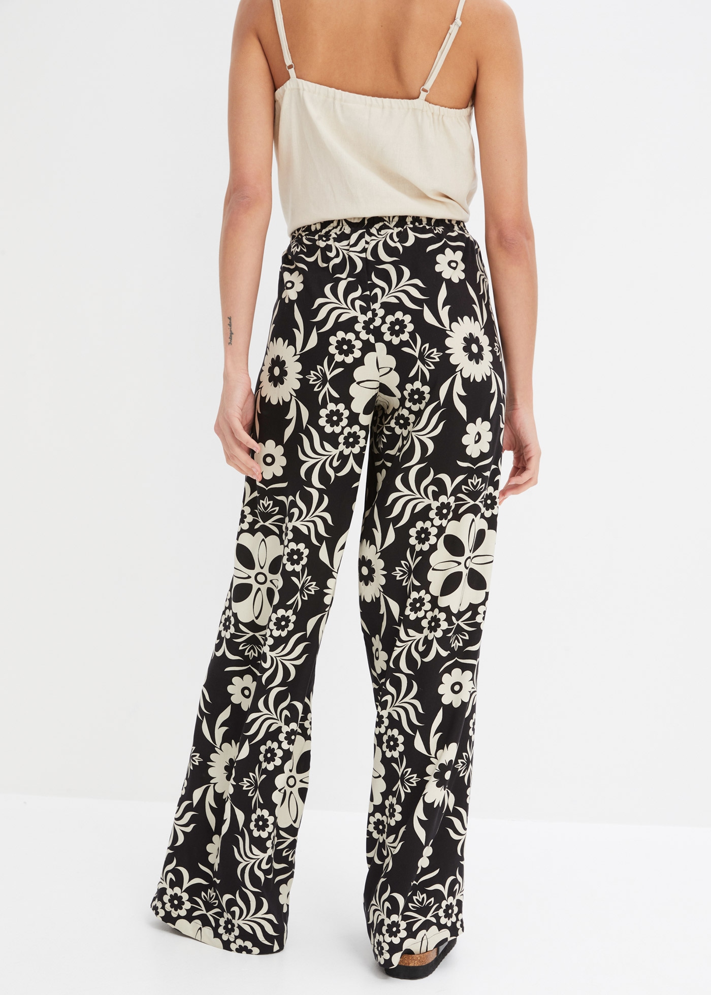 bonprix Marlene-Hose »Marlenehose aus fließender Viskose«  Marlenehose aus fließender Viskose