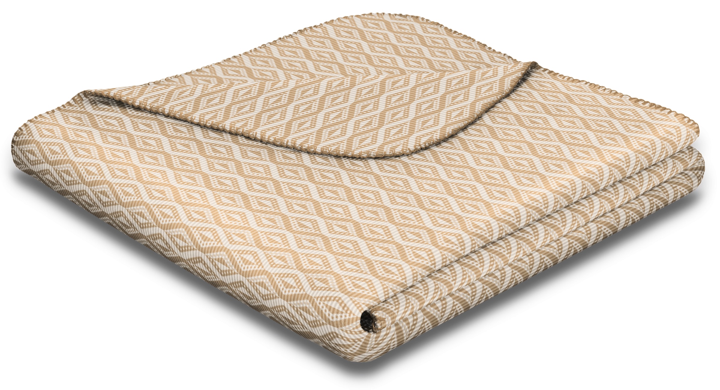Biederlack Wohndecke »Twist«, mit modischem Rautenmuster, Kuscheldecke kaufen