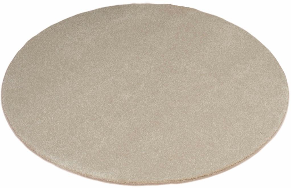 Living Line Teppich »Prestige«, rund, 16 mm Höhe, Velours, ideal im Wohnzimmer & Schlafzimmer