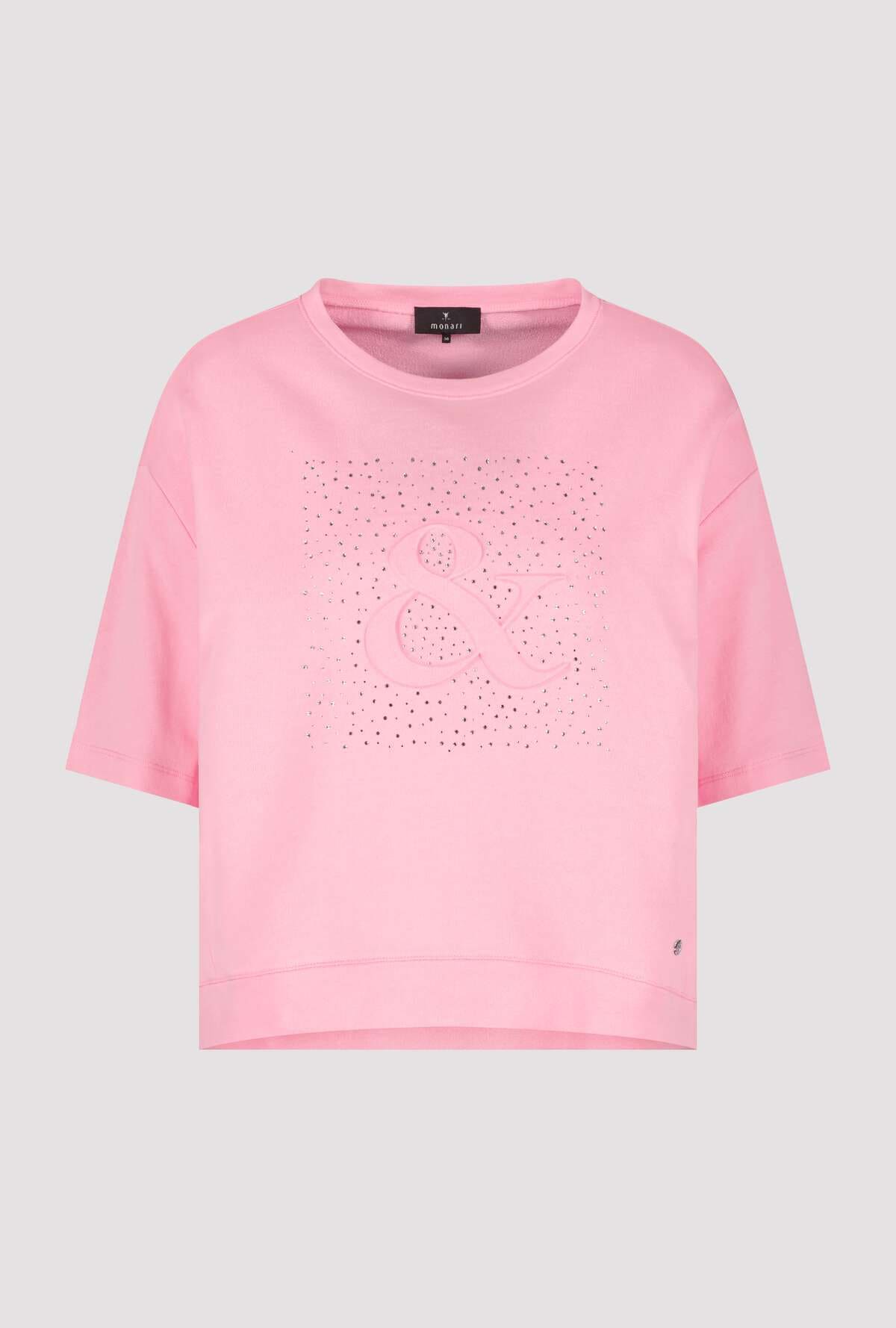 Monari Sweatshirt »Sweatshirt Basic Schmuck«, Regular fit mit Schmuck
