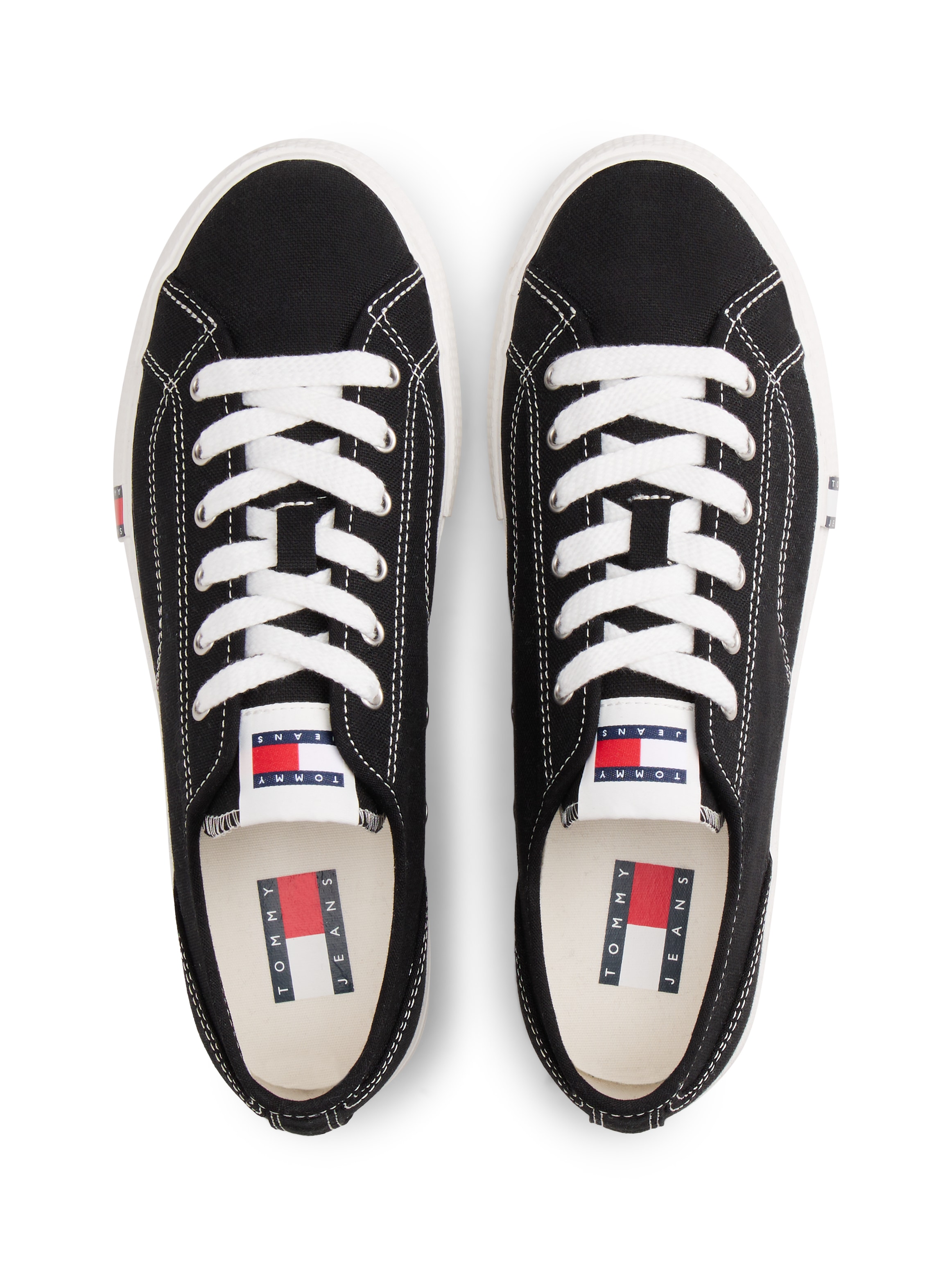 Tommy Jeans Plateausneaker »ARCHIVE Y2K«  Freizeitschuh, Halbschuh, Schnürer im Retro-Look mit Label im Plateau
