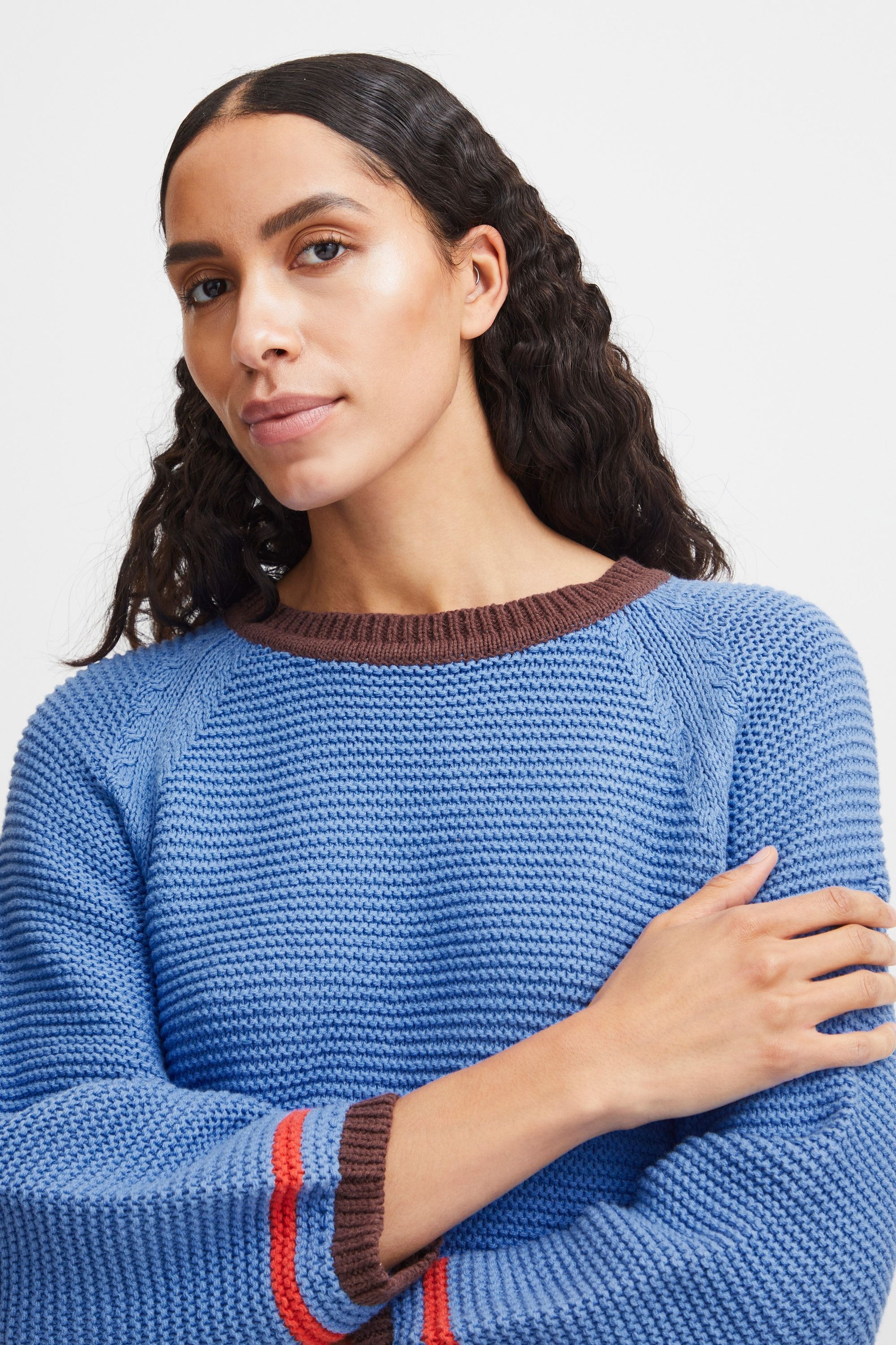b.young Strickfleece-Pullover »Strickpullover BYOma«
