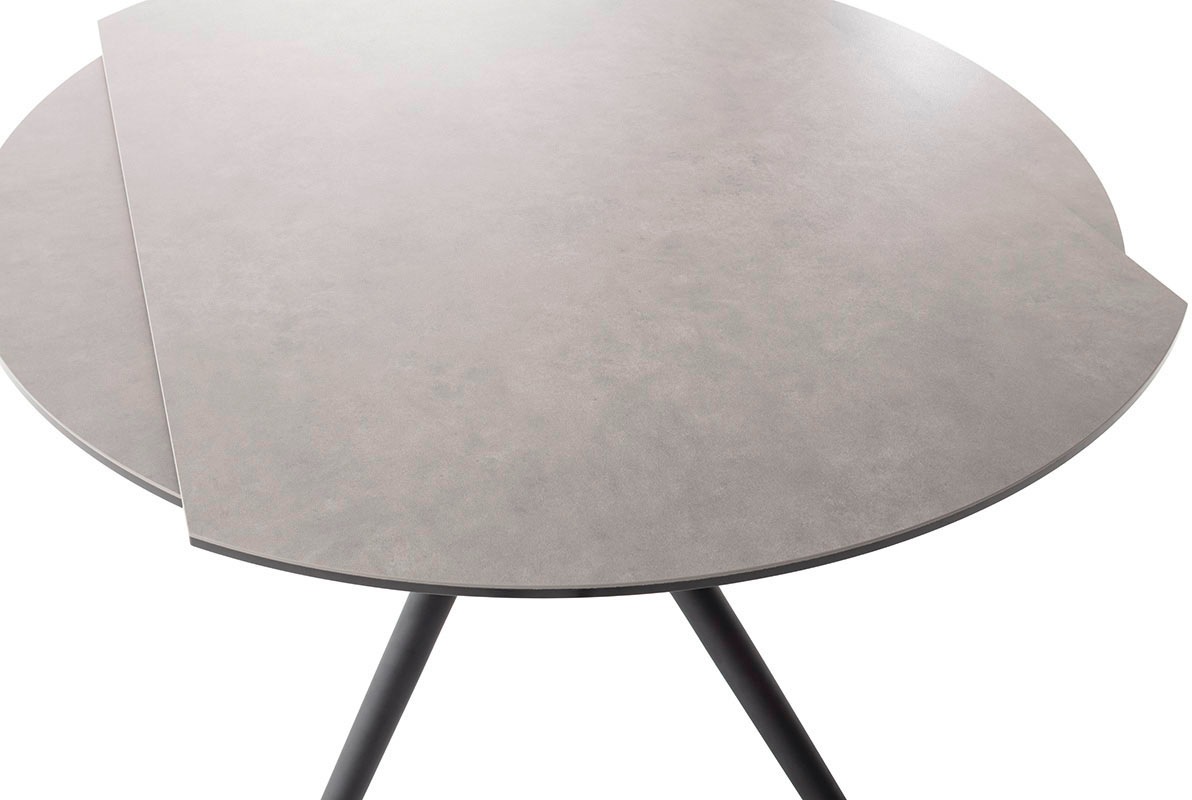 MCA furniture Esstisch »RUBIKON Vierfußtisch 90-135 cm«, (Einzelstück), Keramik, Metall, Längsseitenauszug, ausziehbar, 13 mm
