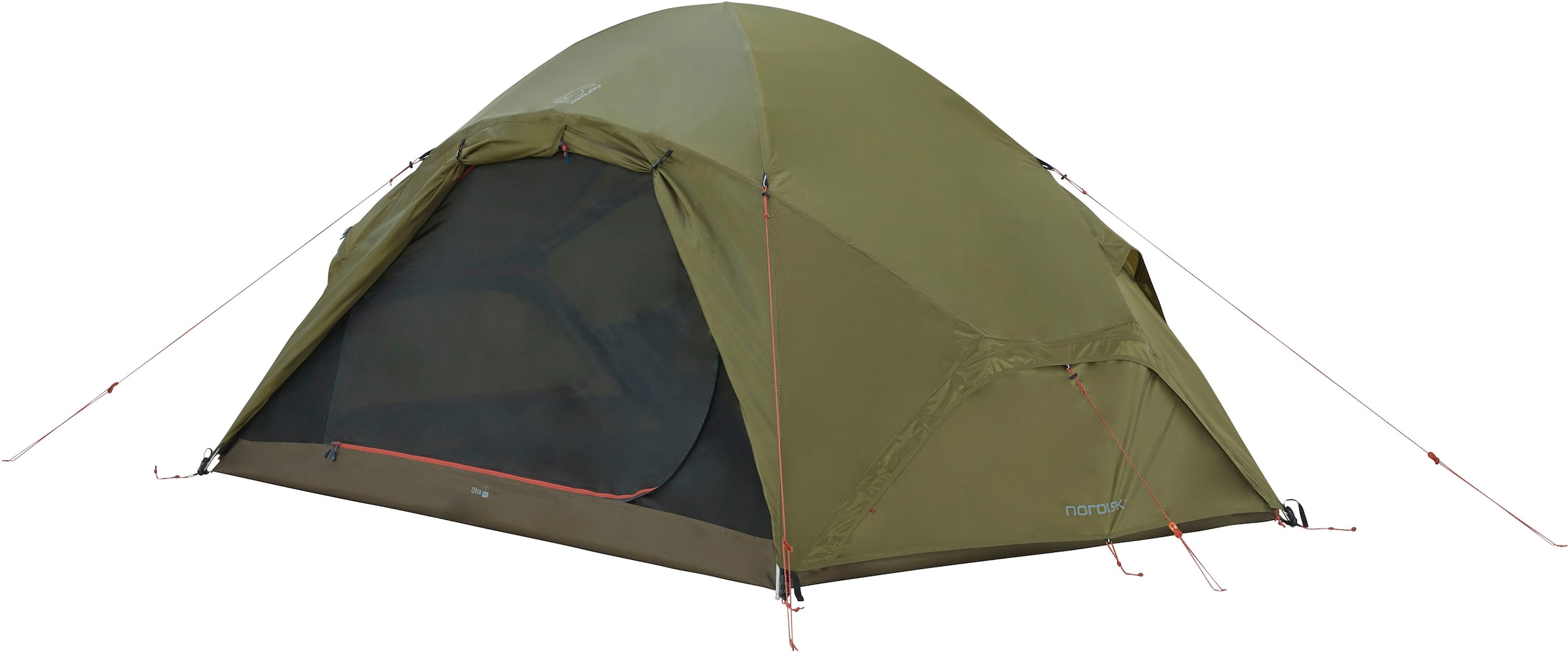 Nordisk Geodätzelt »Otra 2 PU Tent Dark Olive«, 2 St. Personen, (Packung, 1 tlg.)