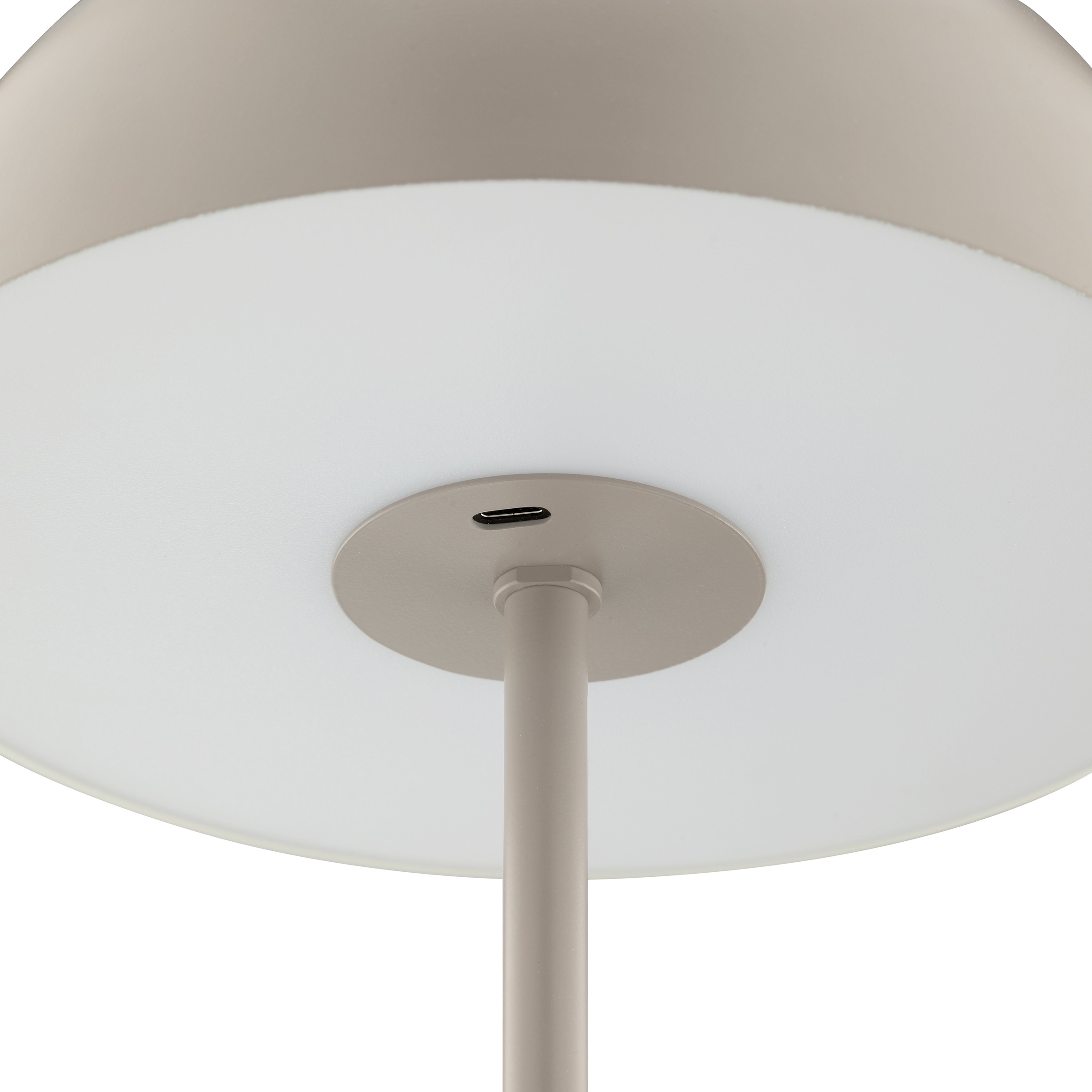 LeGer Home by Lena Gercke Tischleuchte »Linnea Akku Variante« LED-Modul 1 Stk. Warmweiß Pilzleuchte mit Akku, Höhe 38 cm, Ø 20 cm, 400 lm, 3000 K, CCT
