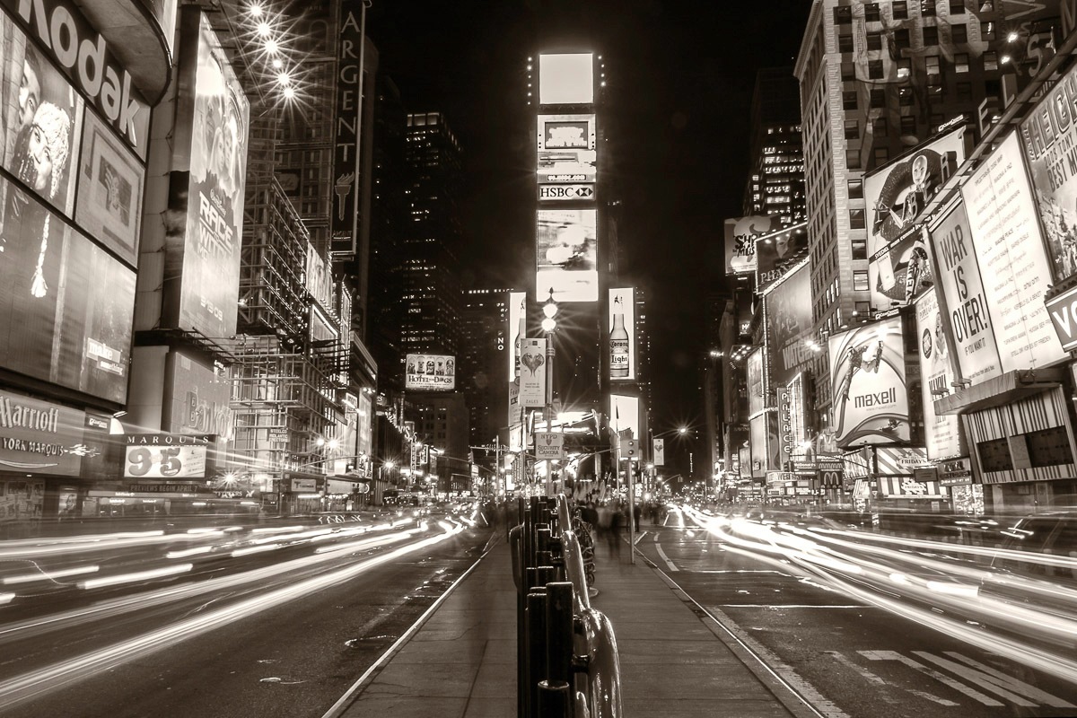 Papermoon Fototapete »Time Square«