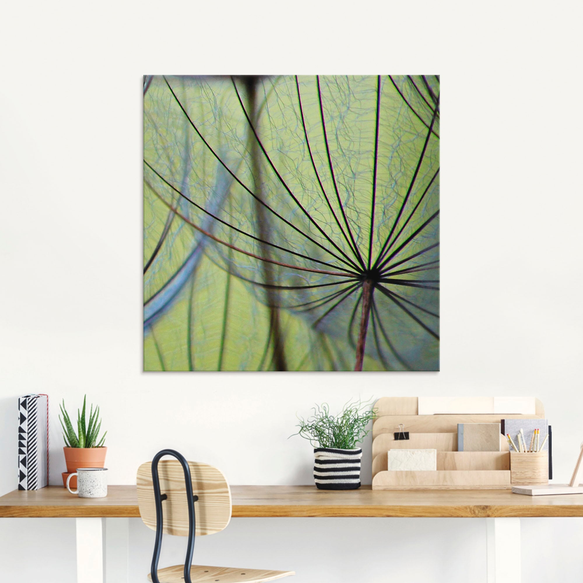 Artland Glasbild »Pusteblumen-Samen II«, Blumen, (1 St.), in verschiedenen Größen