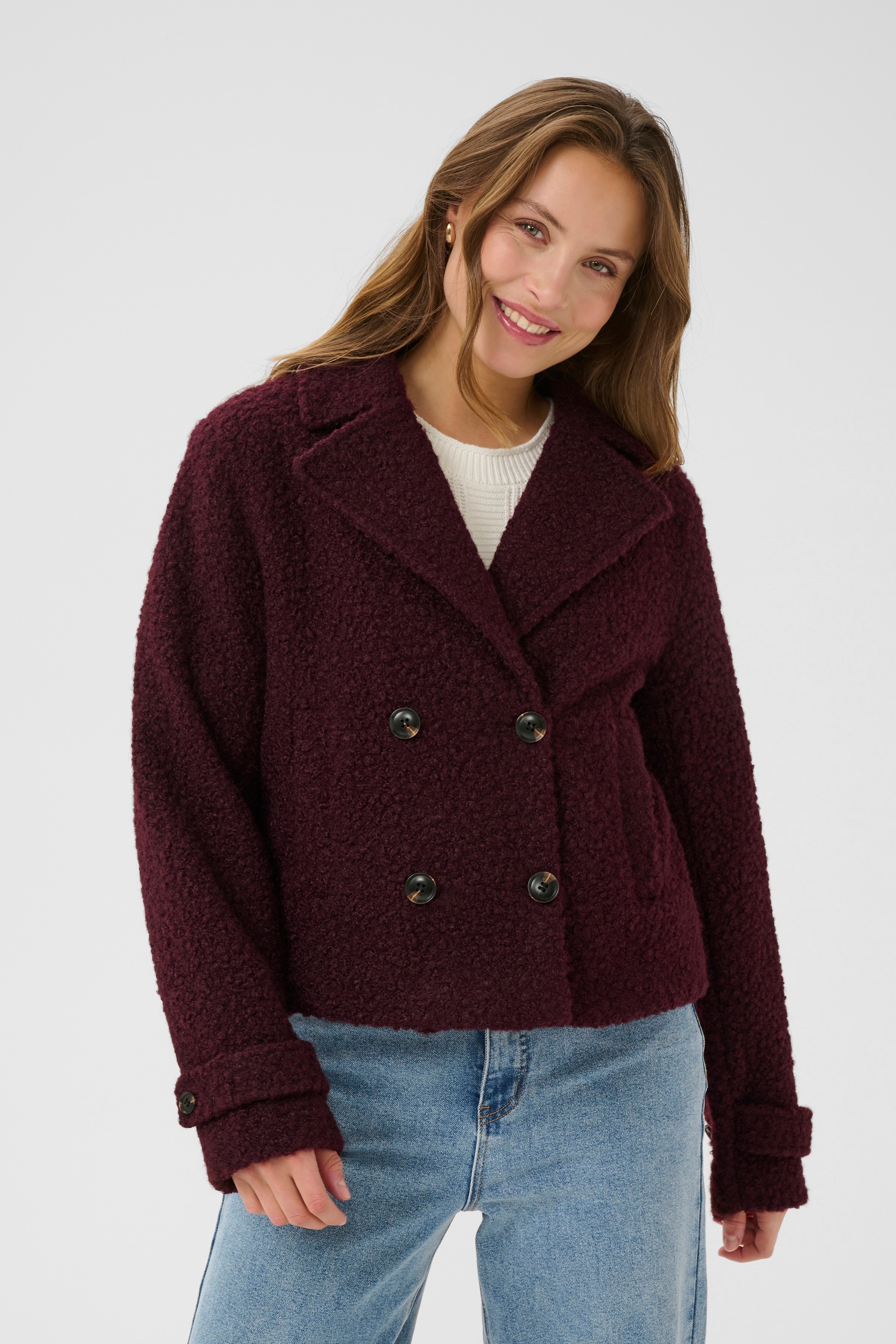 KAFFE Wintermantel »Jacke KAanne«
