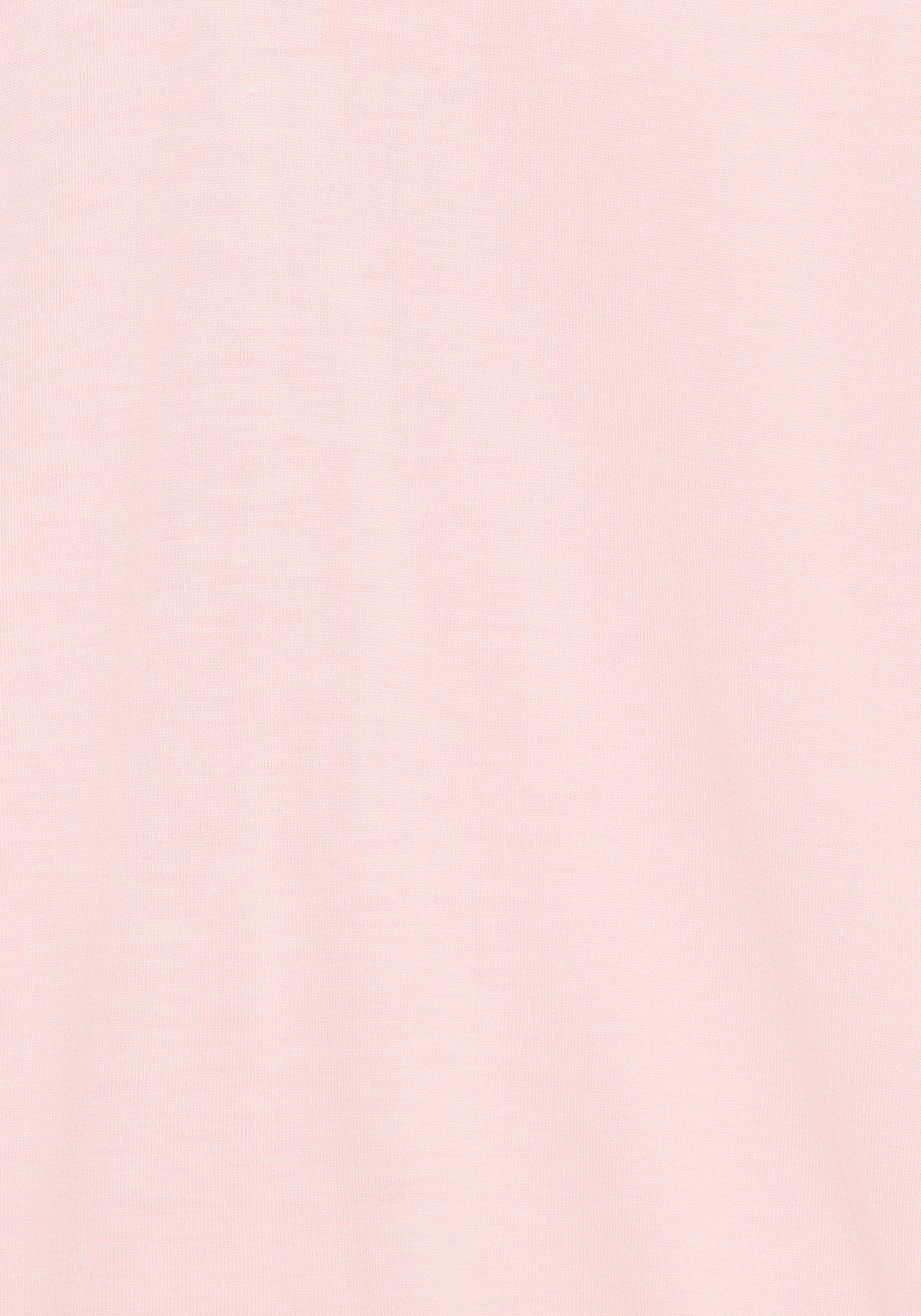 LASCANA Pyjamaoberteil 1-teilig,  mit Spitzenbesatz am tiefen V-Ausschnitt