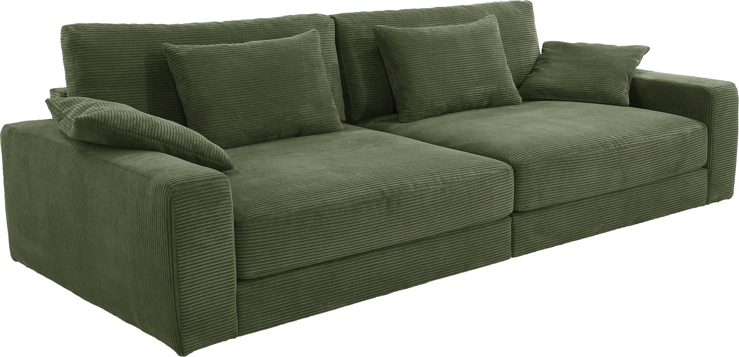 Jockenhöfer Gruppe Big-Sofa »Milano XXL, B: 290 cm« mit Zierkissen, Relaxfläche 120x240 cm, Federkern