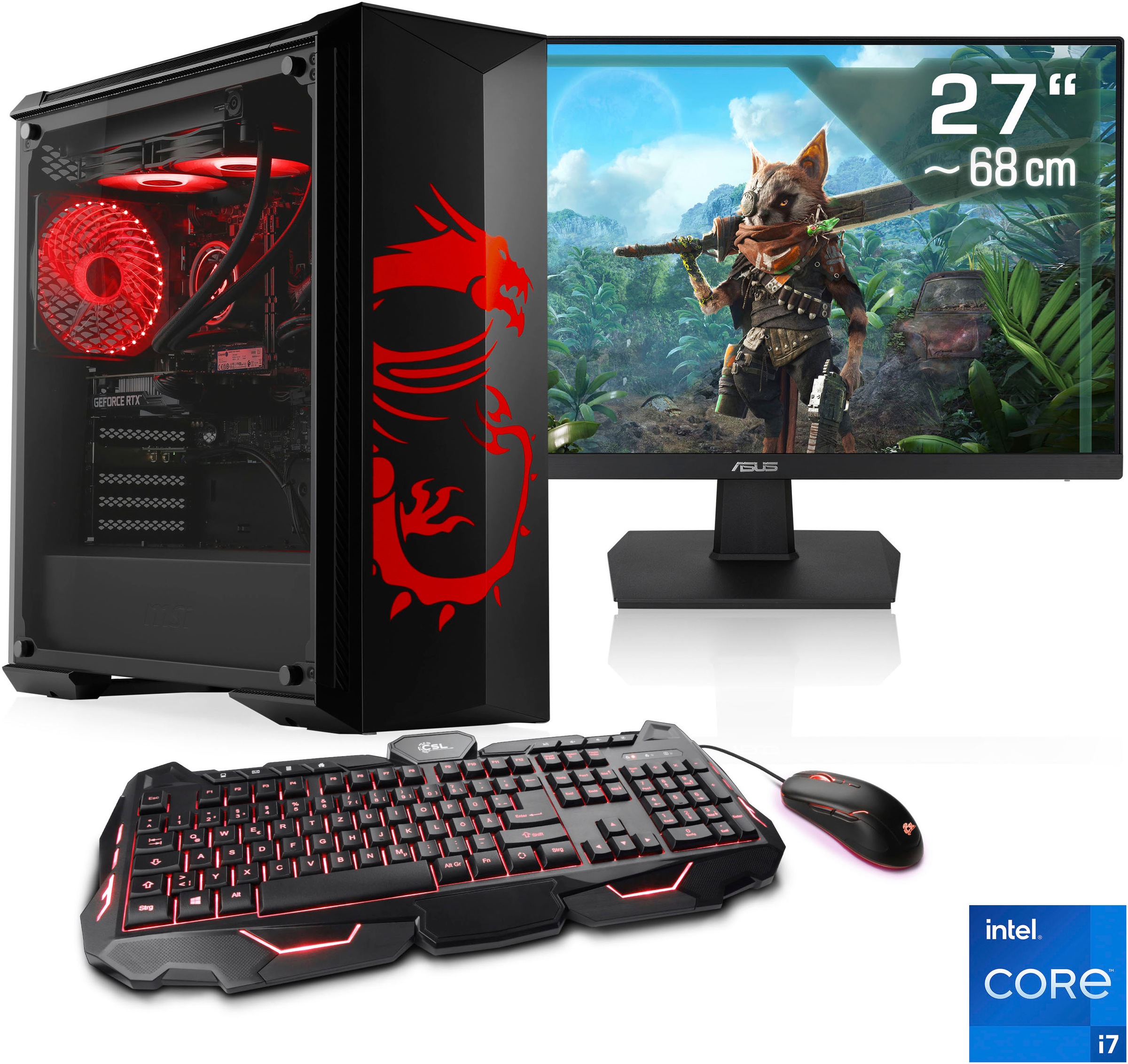 CSL Gaming-PC-Komplettsystem »HydroX V29571 MSI Dragon Advanced Edition«
