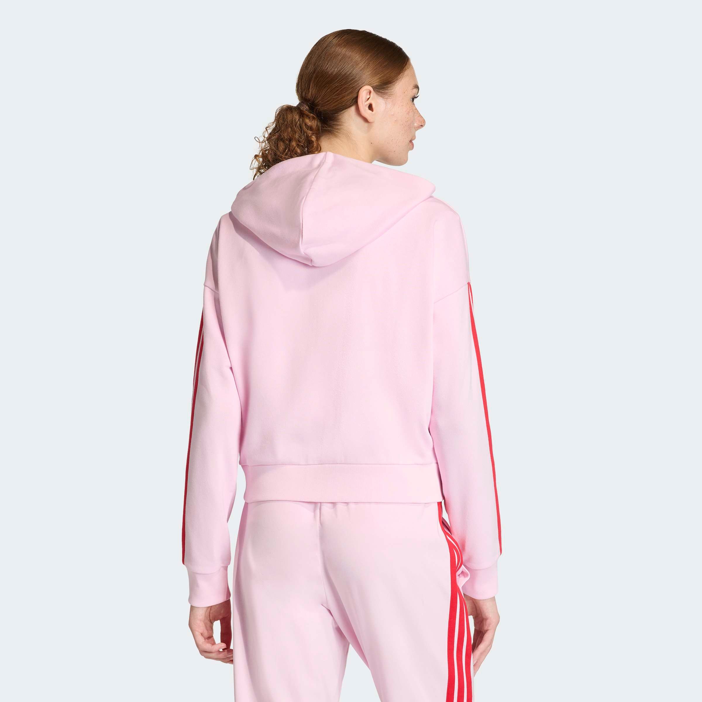 adidas Sportswear Kapuzensweatshirt »ESSENTIALS 3-STREIFEN FRENCH TERRY«
