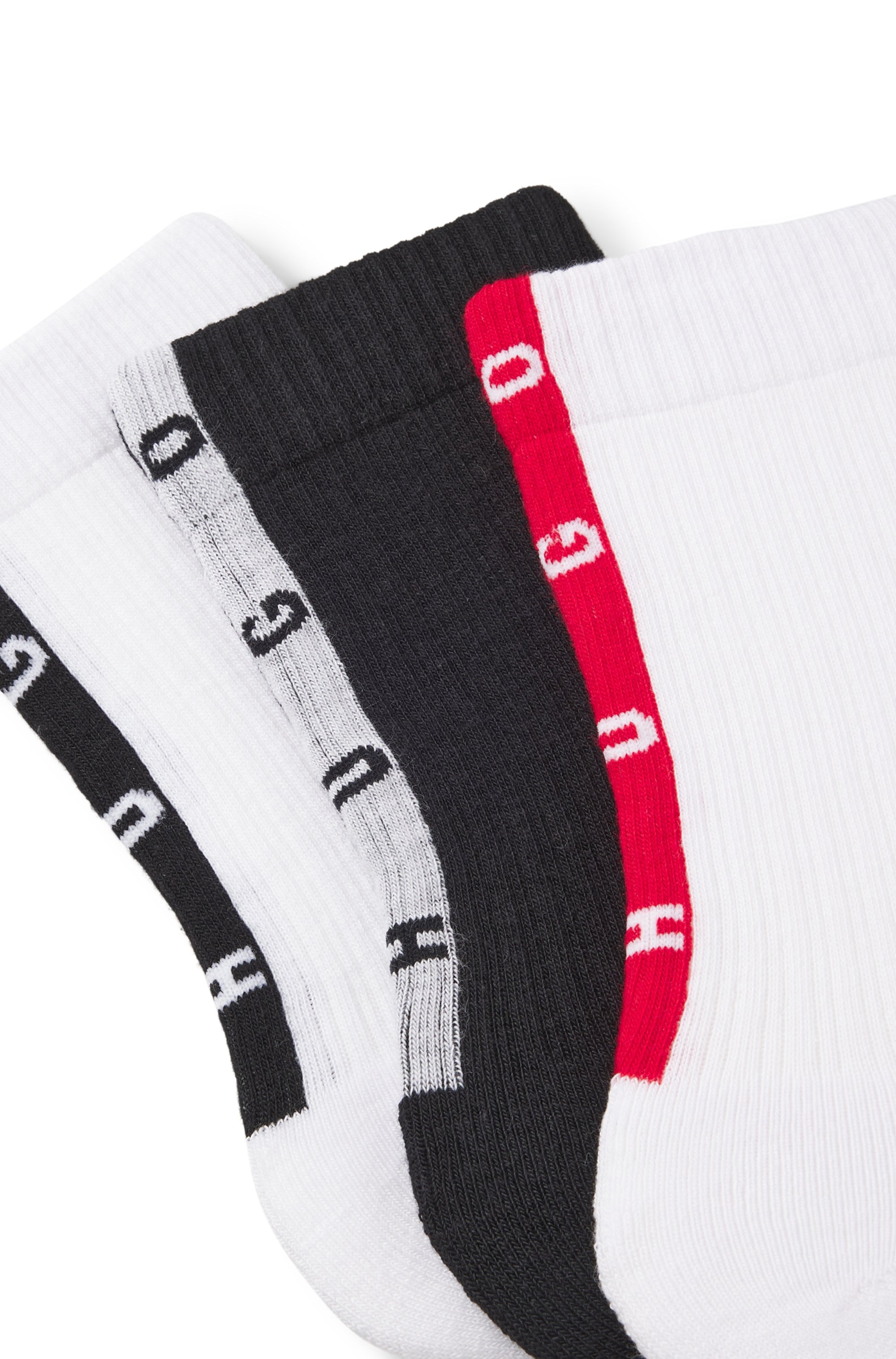 HUGO Underwear Freizeitsocken »3P QS BACK TAPE CC«