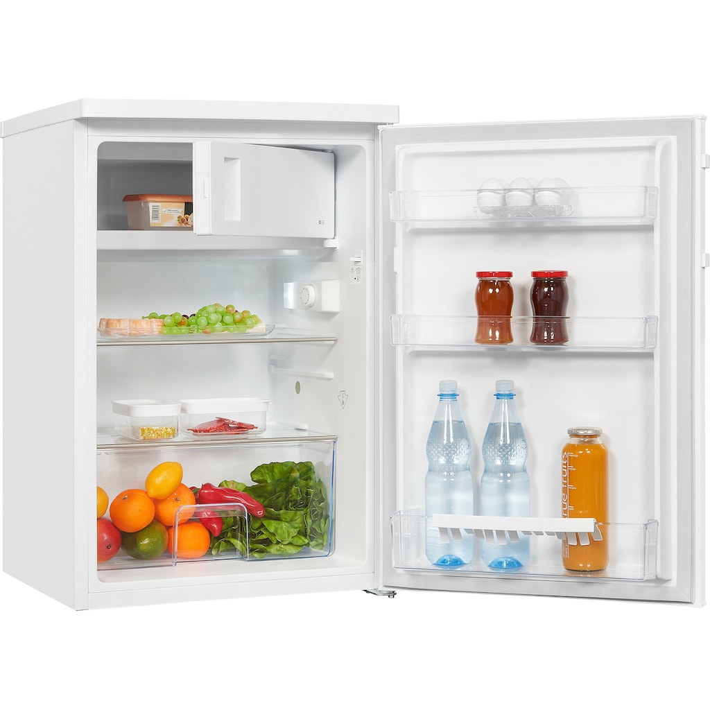 exquisit Kühlschrank »KS16-4-H-010E weiss«, KS16-4-H-010E weiss, 85 cm hoch, 56 cm breit