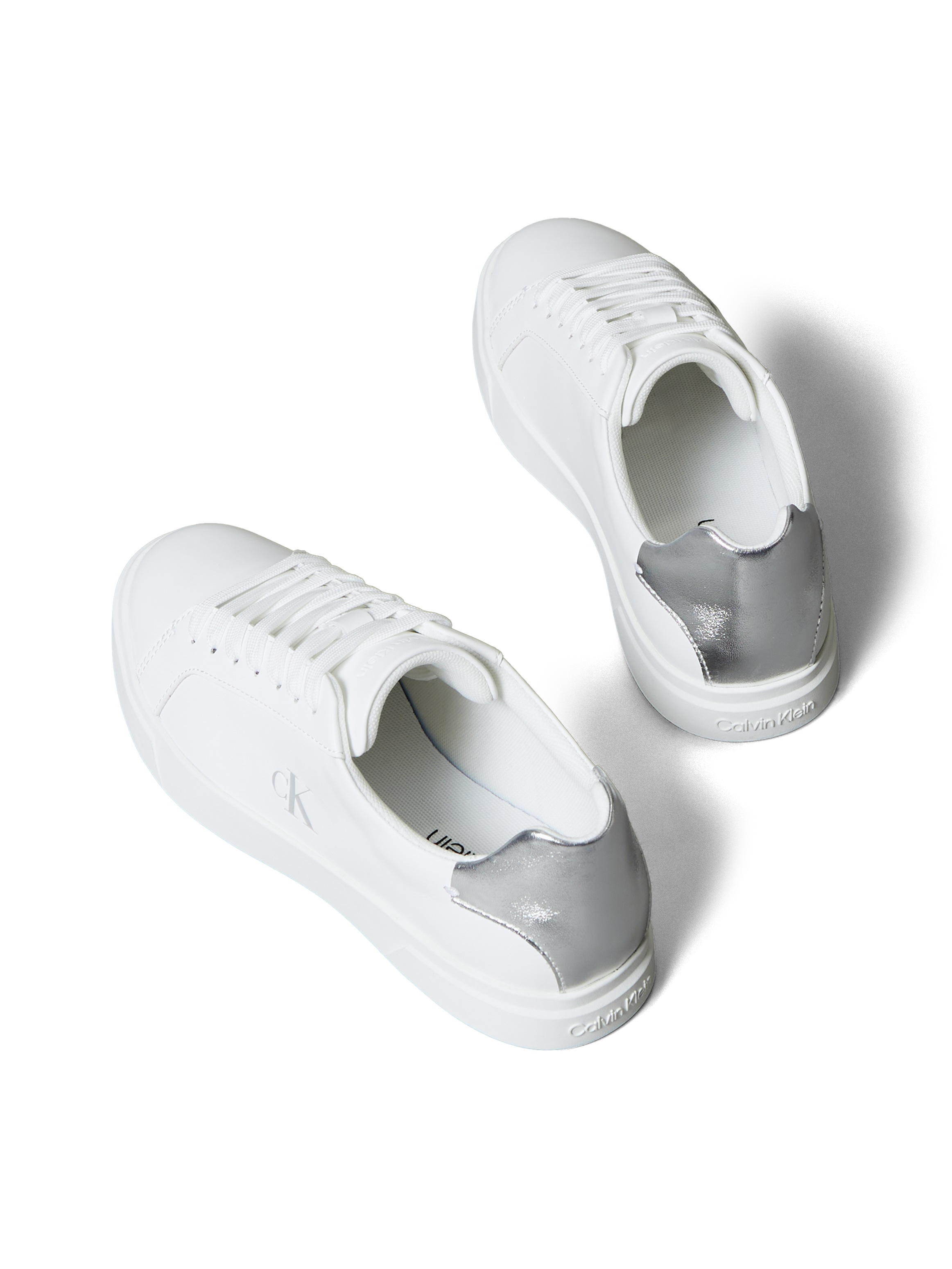 Calvin Klein Plateausneaker »LOW PRO CUPS LACEUP LTH MET«  Schnürschuh, Halbschuh, Freizeitschuh mit Logo